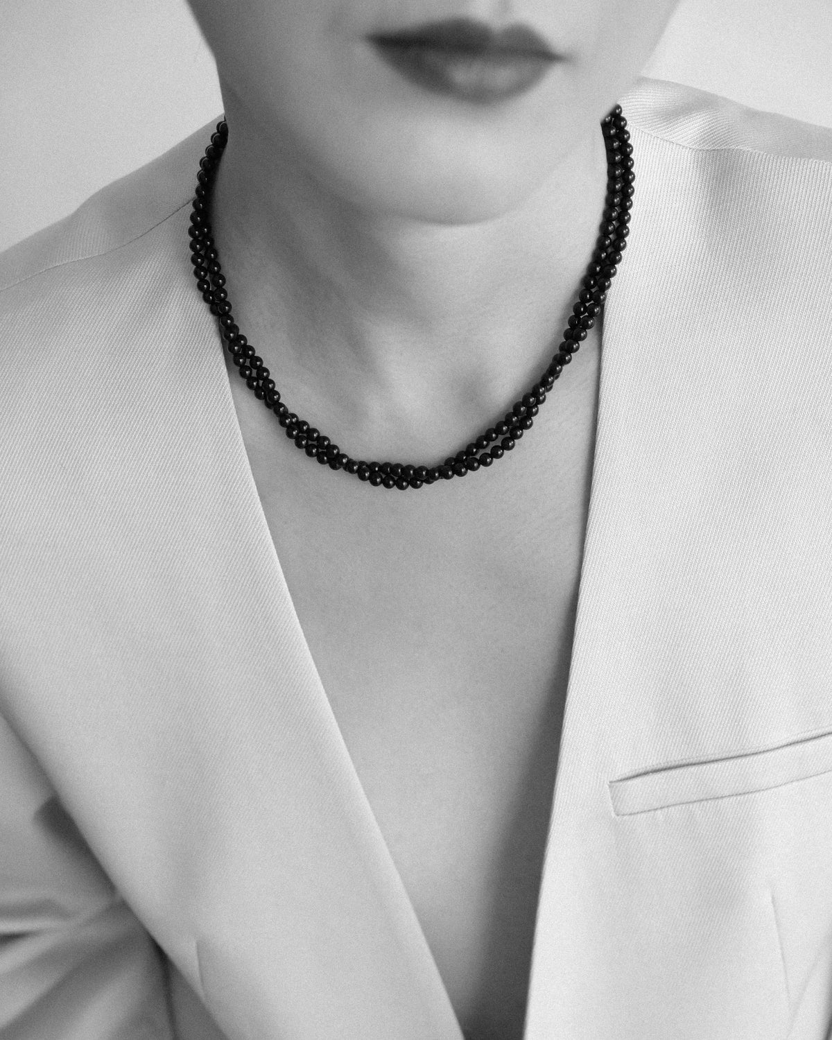 Olaré Onyx Braidable Choker Necklace