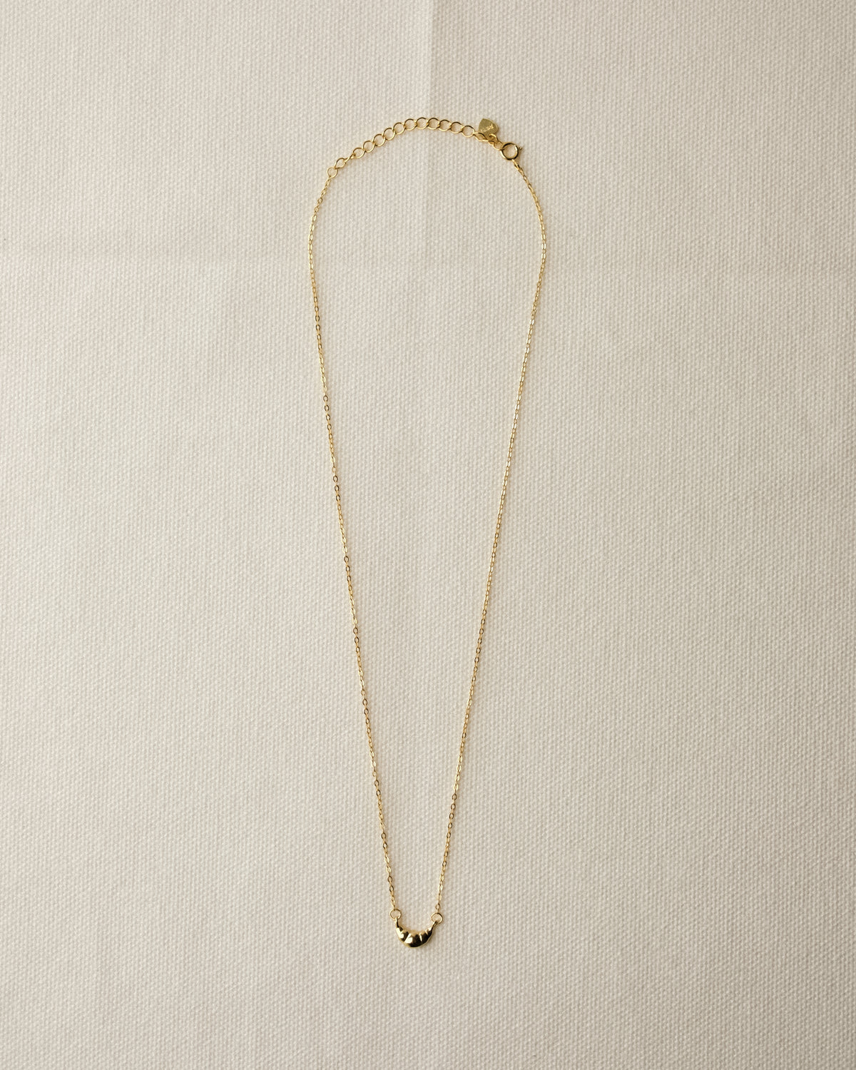 Pli Croissant Pendant Necklace