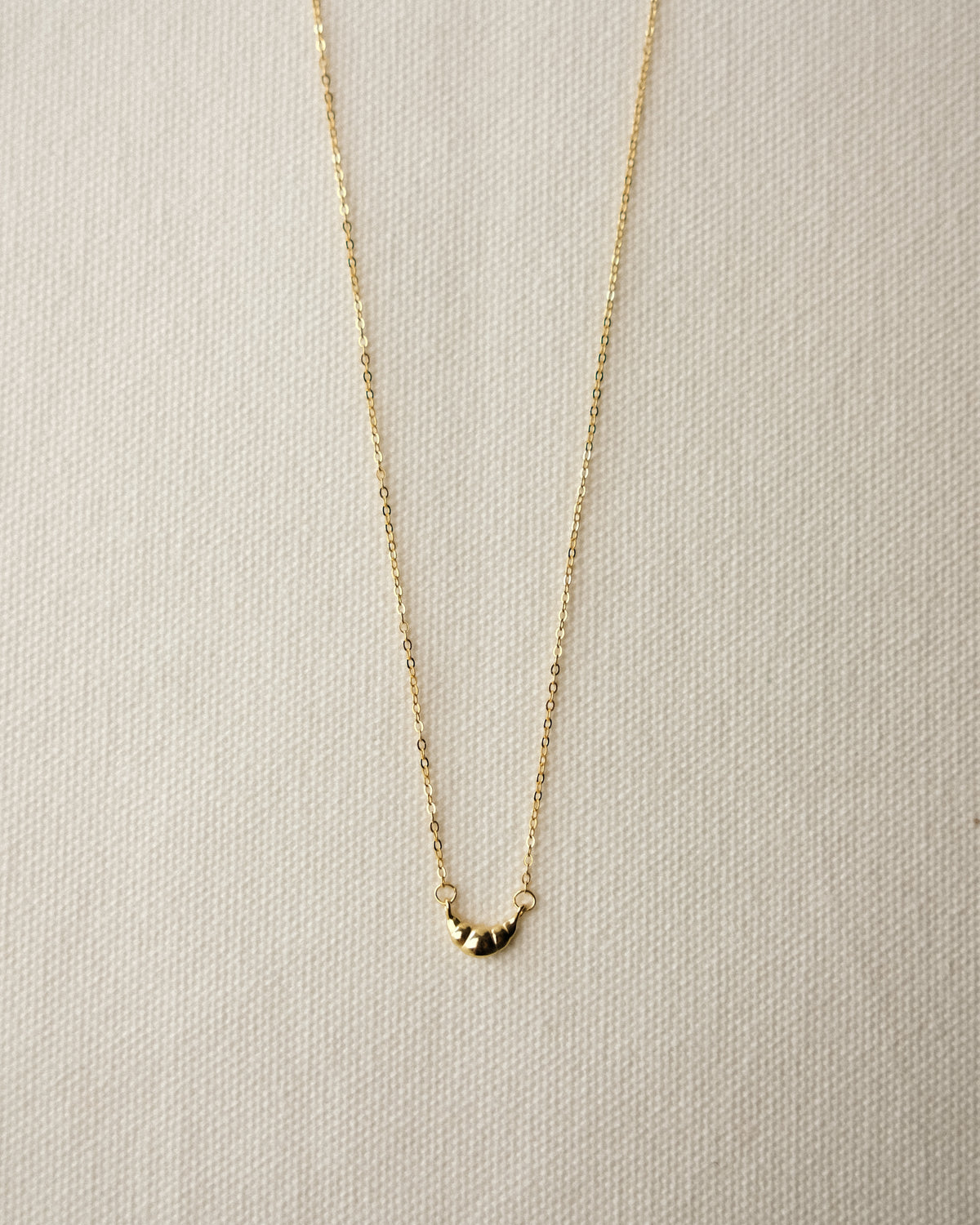 Pli Croissant Pendant Necklace