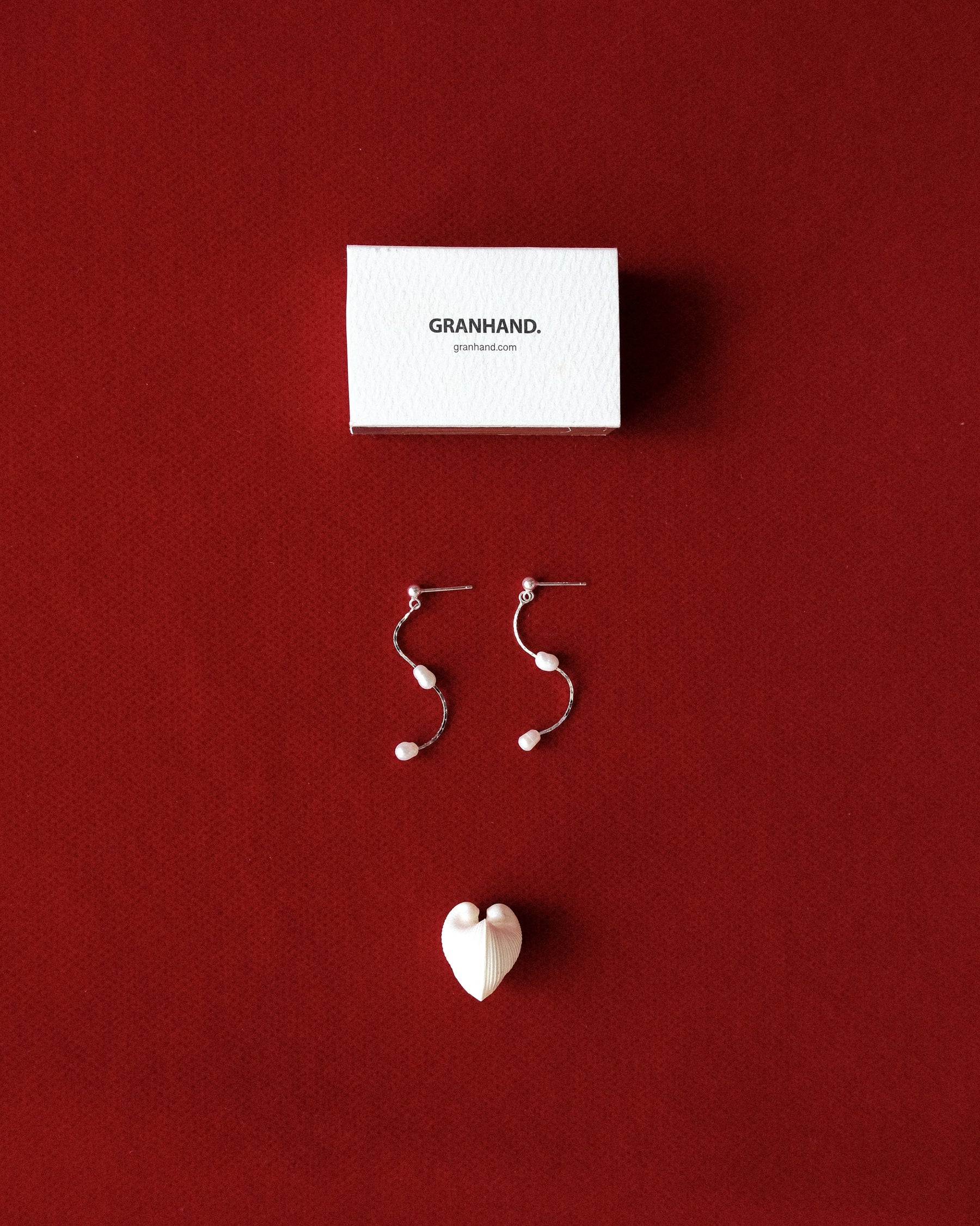 Agnete Tiny Keshi Pearl Dangle Stud Earrings