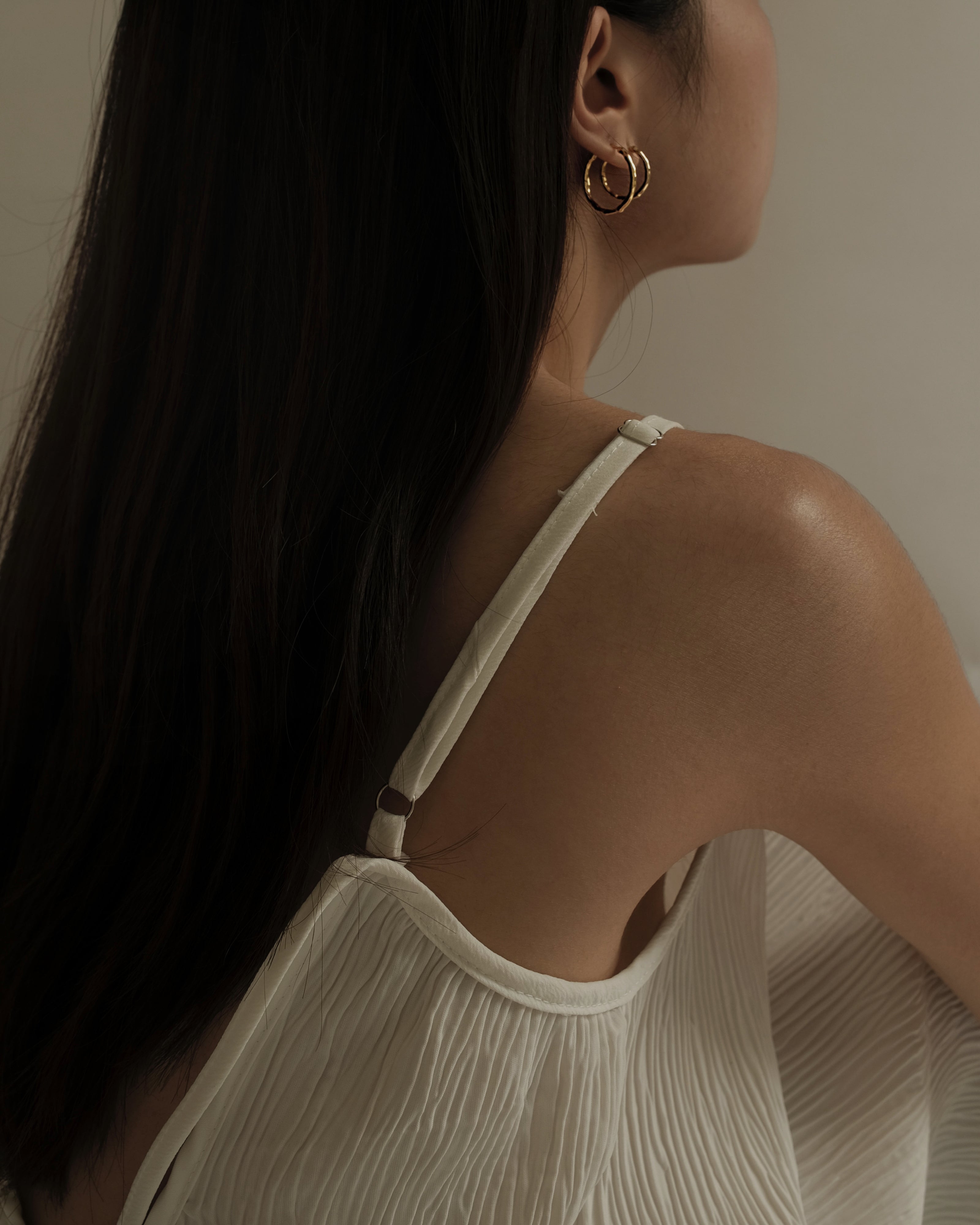 Deor Bamboo Hoop Earrings