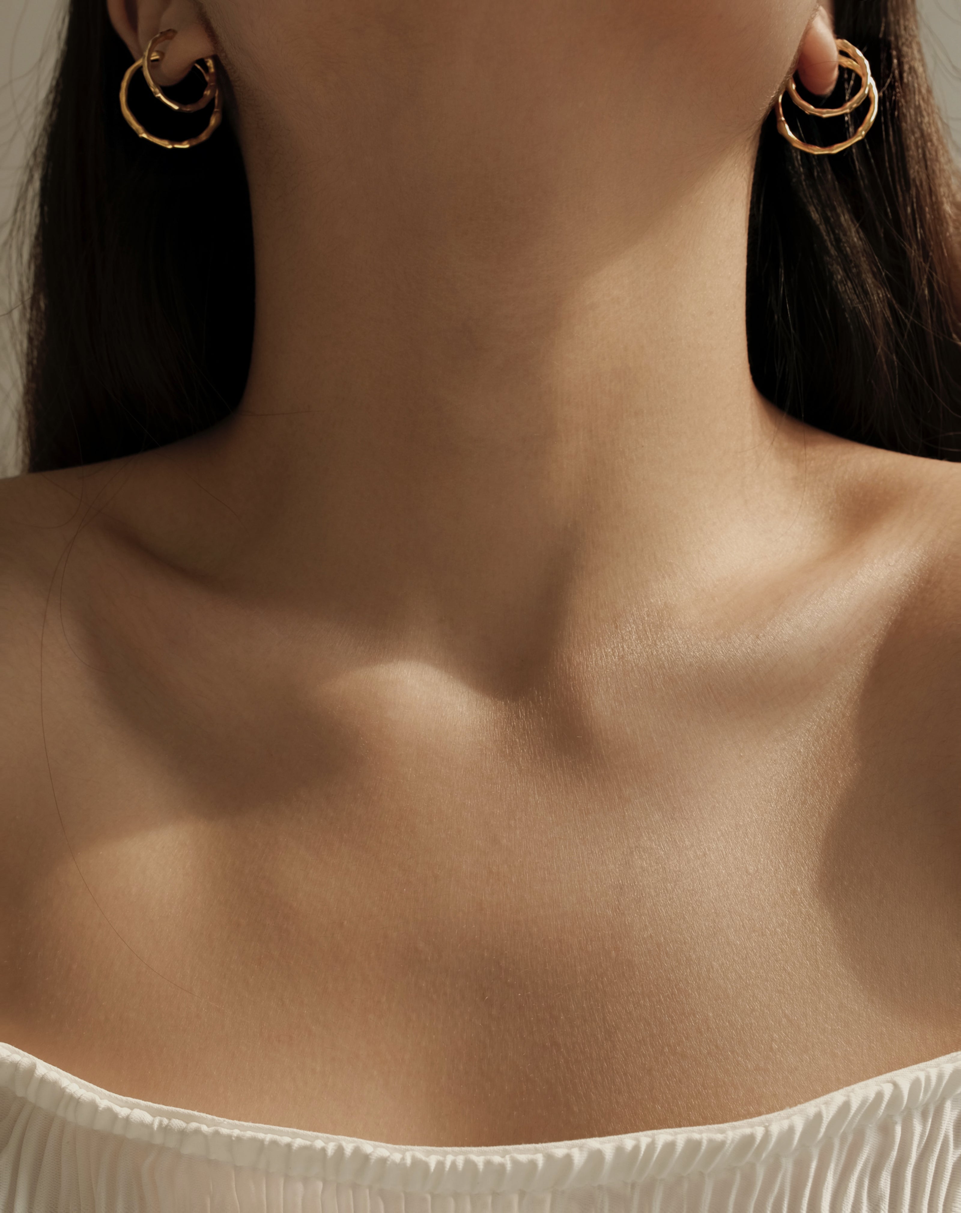 Deor Bamboo Hoop Earrings