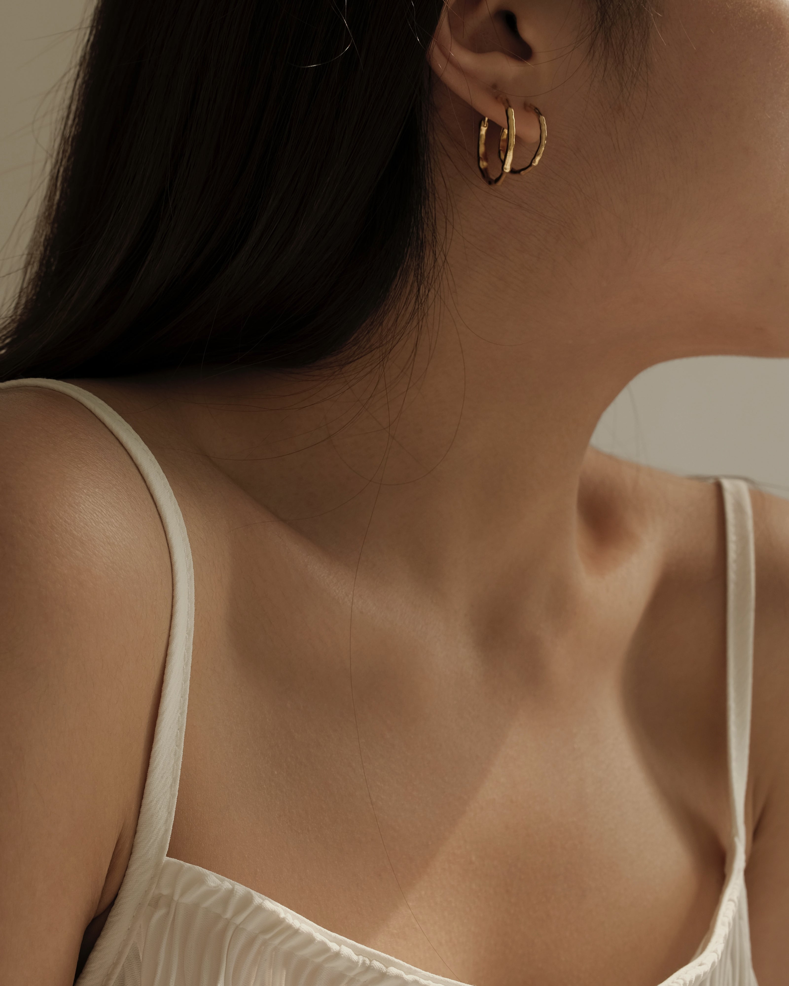 Deor Bamboo Hoop Earrings