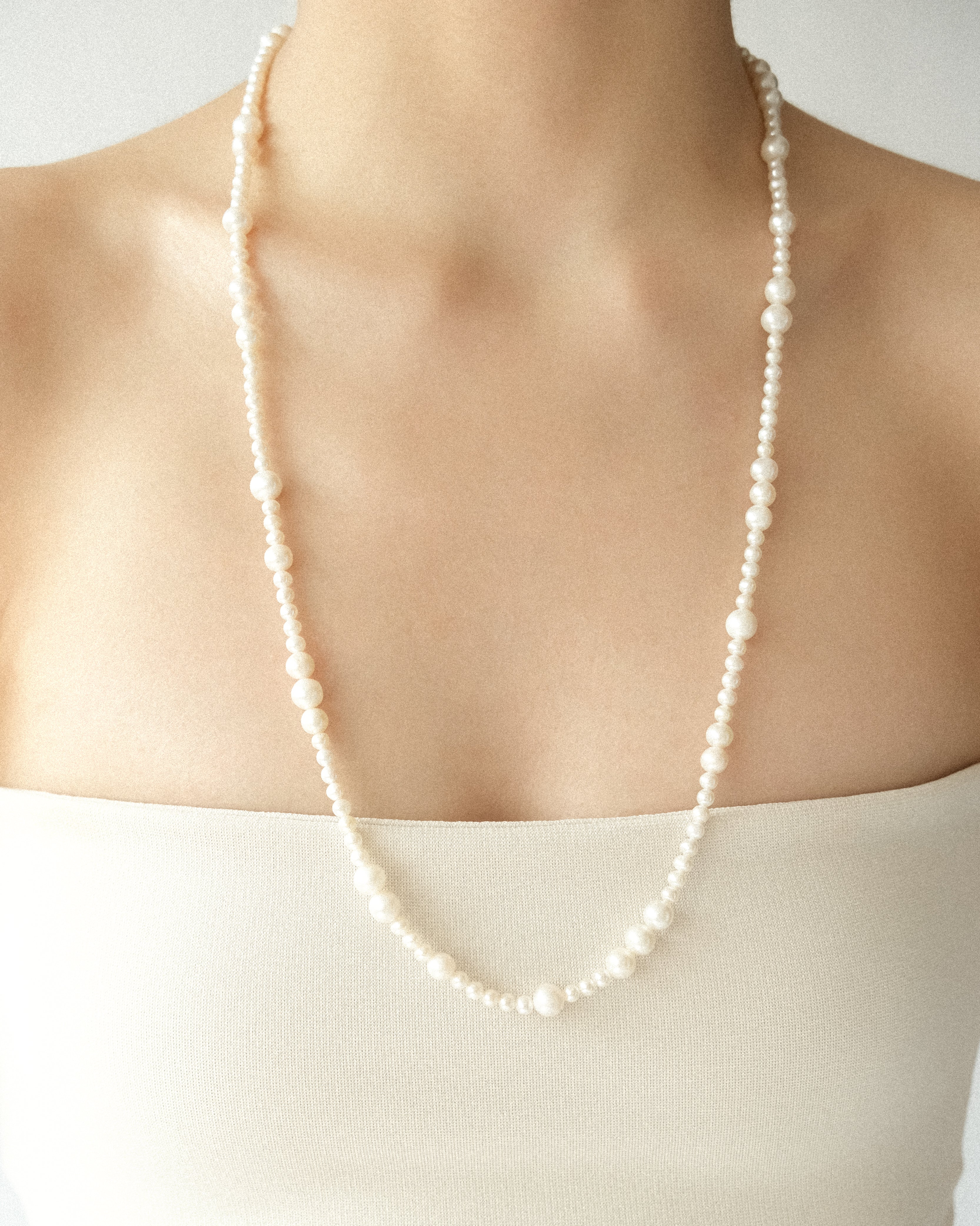 The Pond’s First Bloom Pearl Necklace