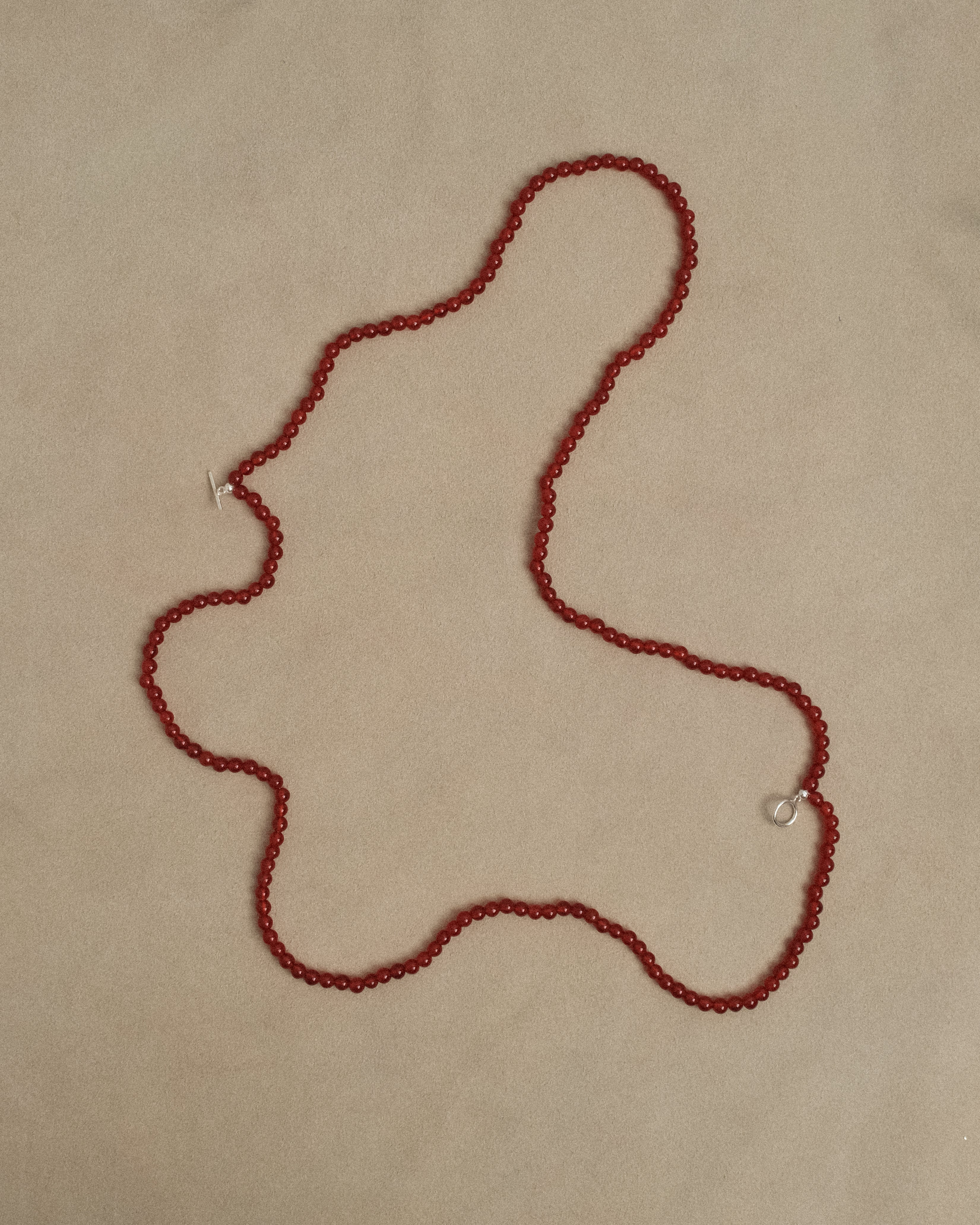 Olaré Carnelian Braidable Choker Necklace