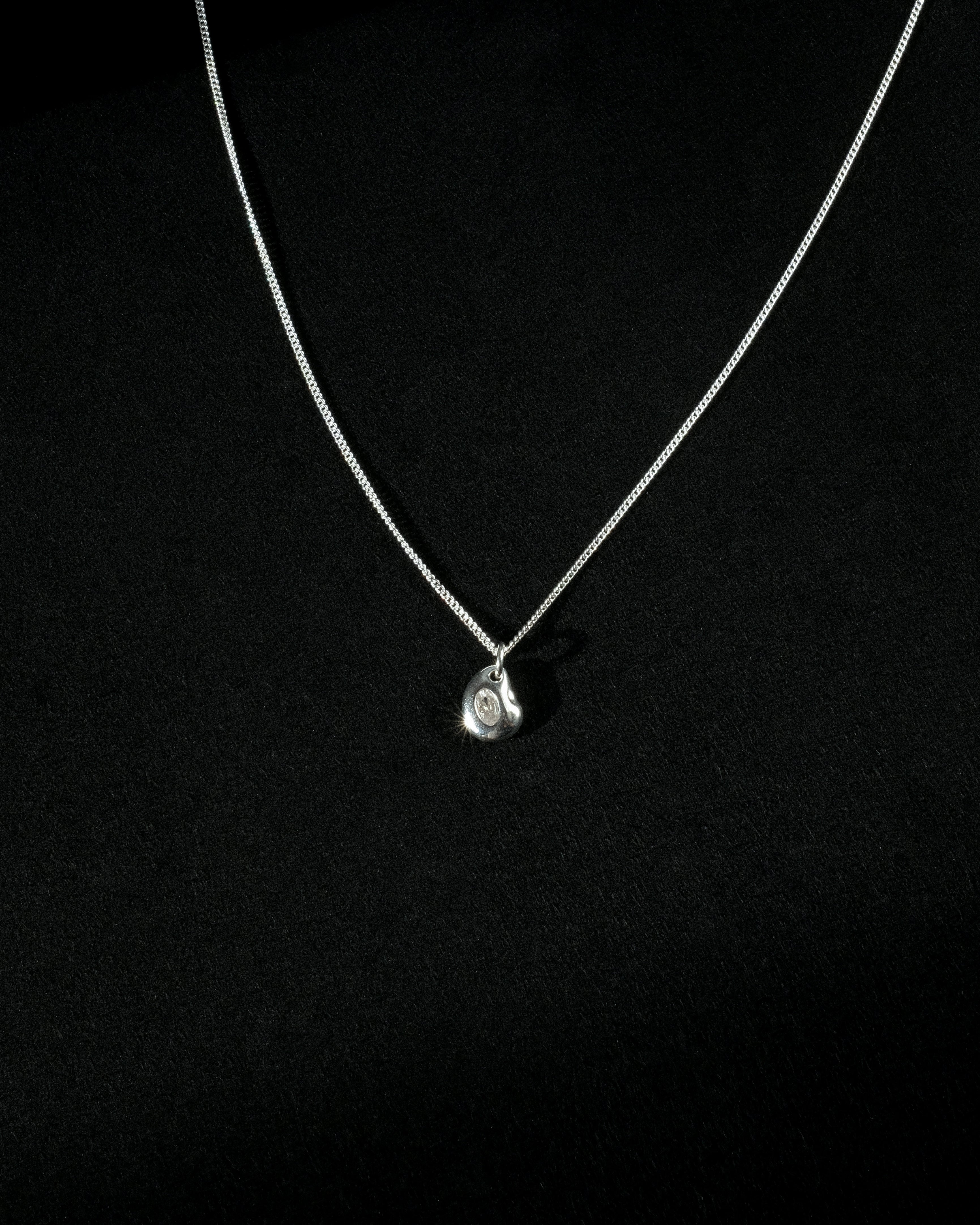 Reia Bean Diamond Pendant Necklace