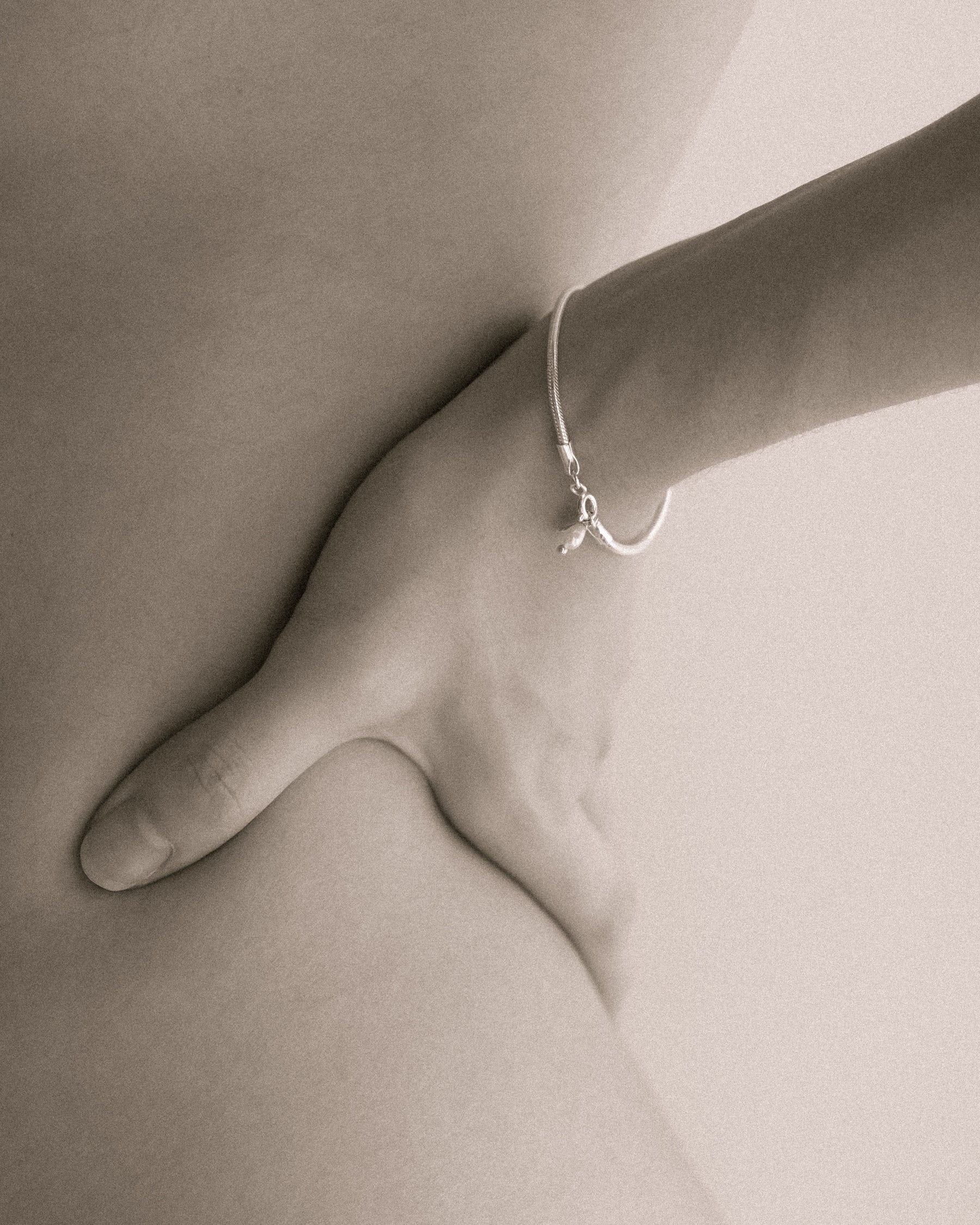 Riley Baroque Pearl Snake Chain Bracelet