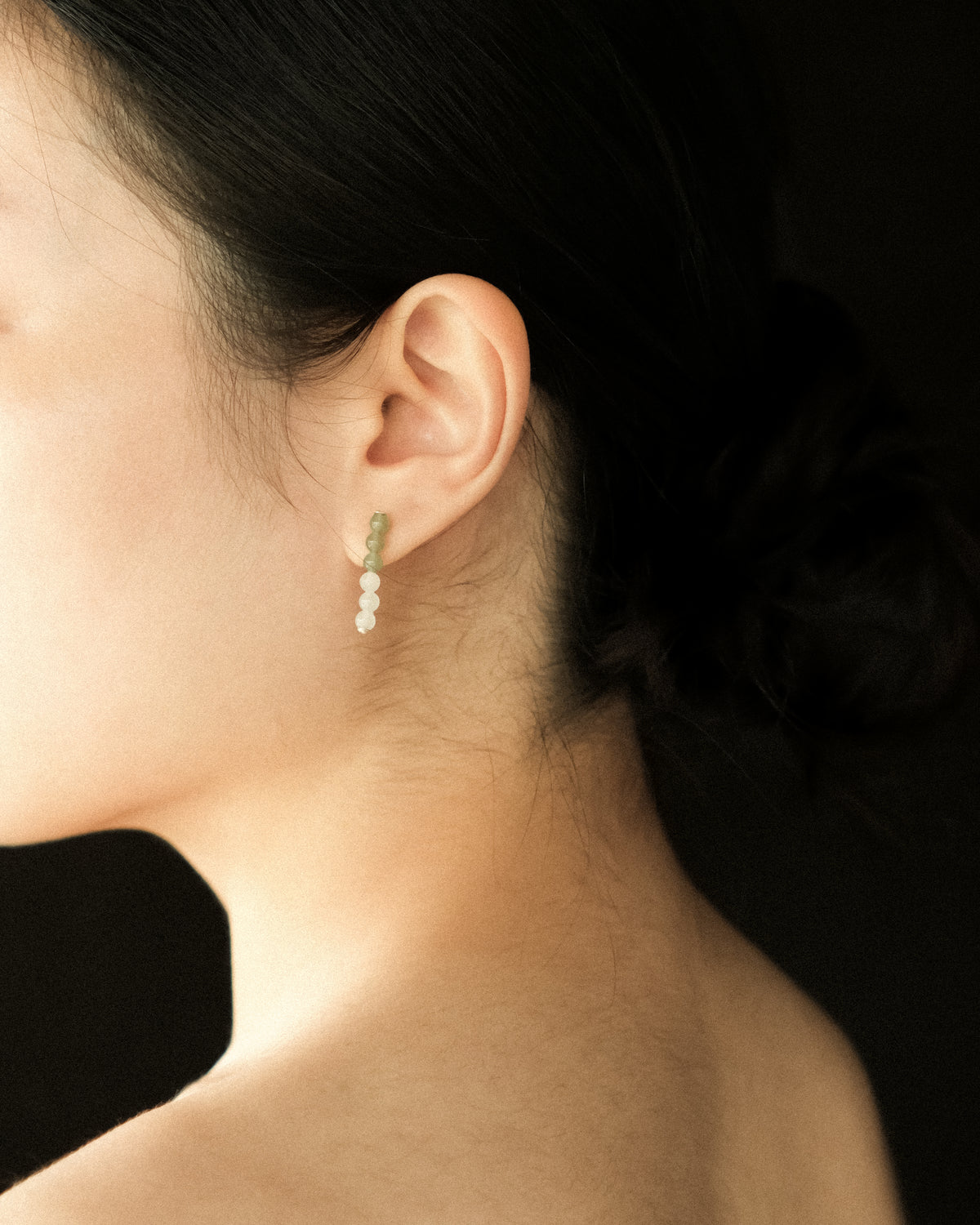 The Antoinette Celadon Jade Earrings