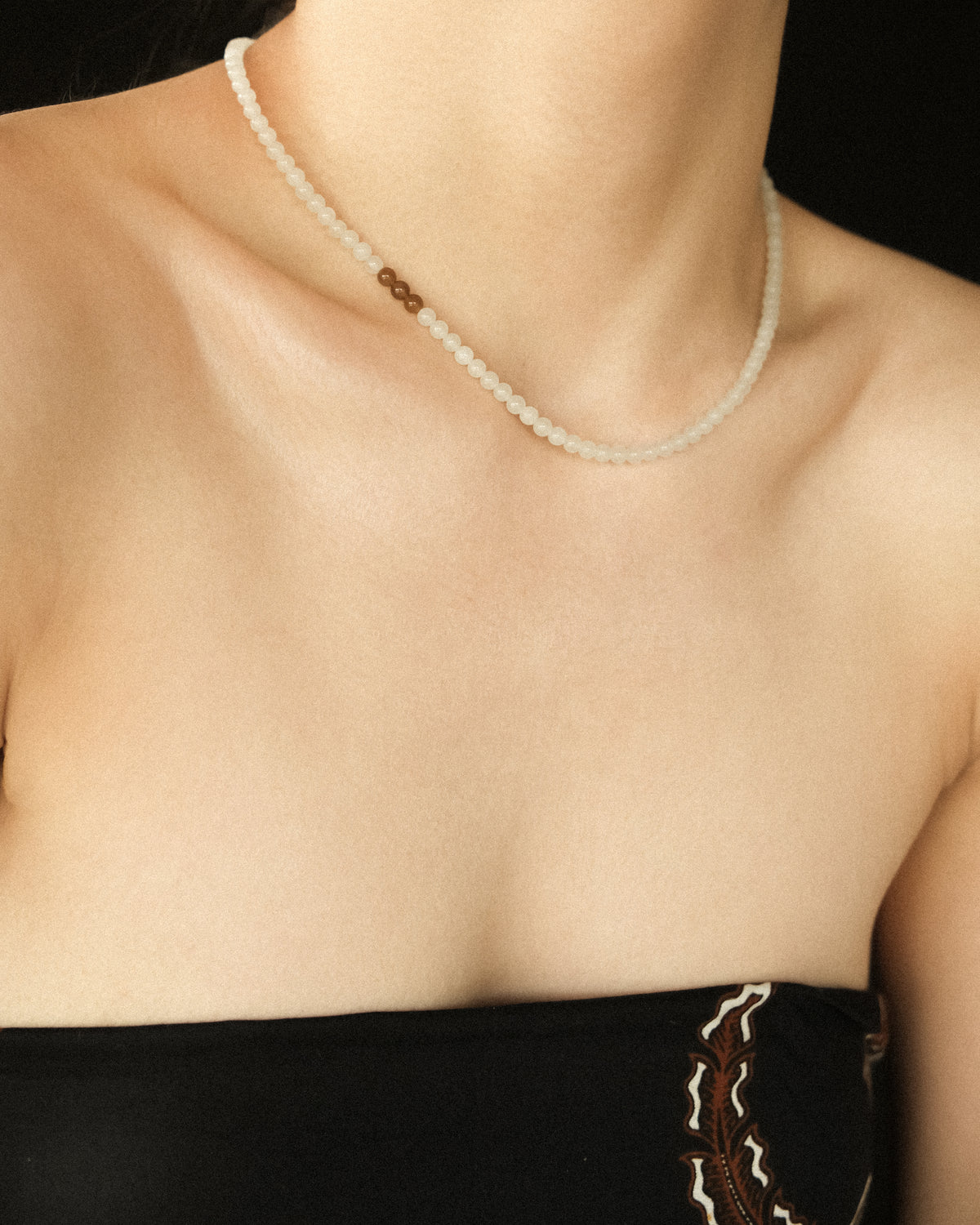 The Antoinette Qiemo Jade Necklace