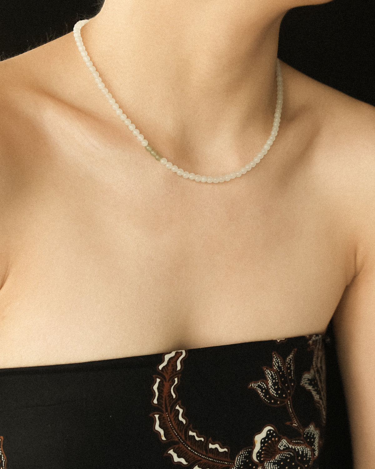 The Antoinette Celadon Jade Necklace