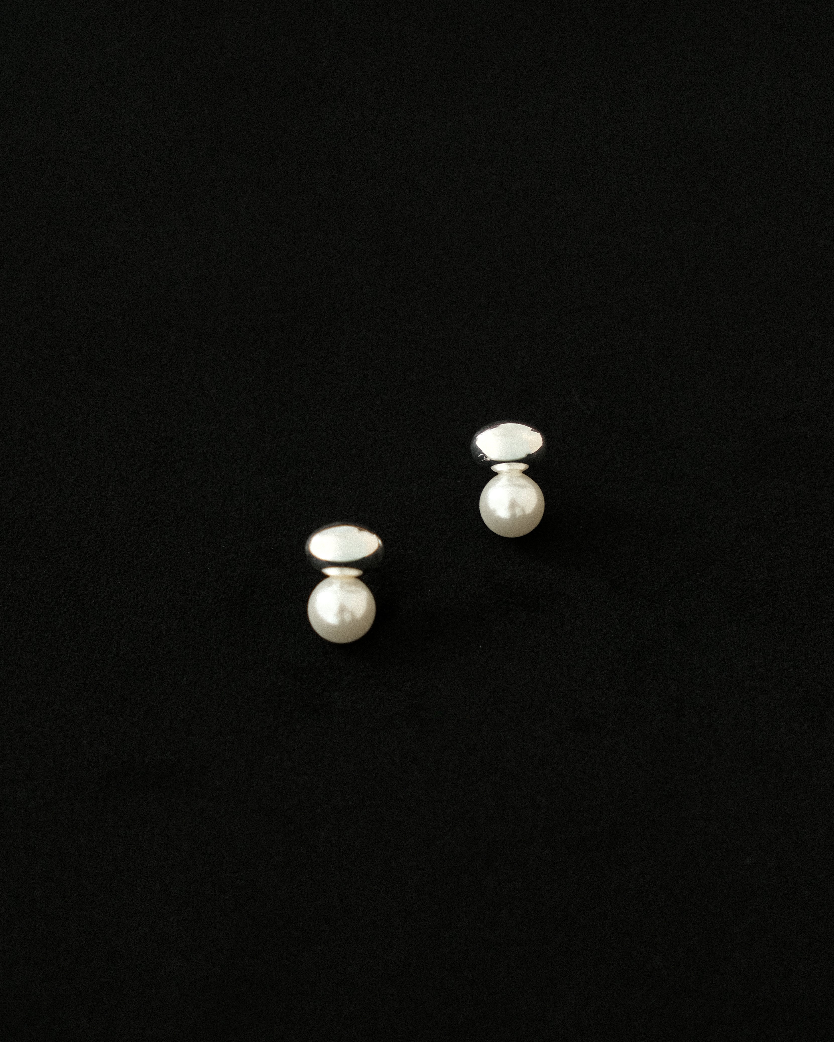 Bold Toia Pearl Stud Earrings
