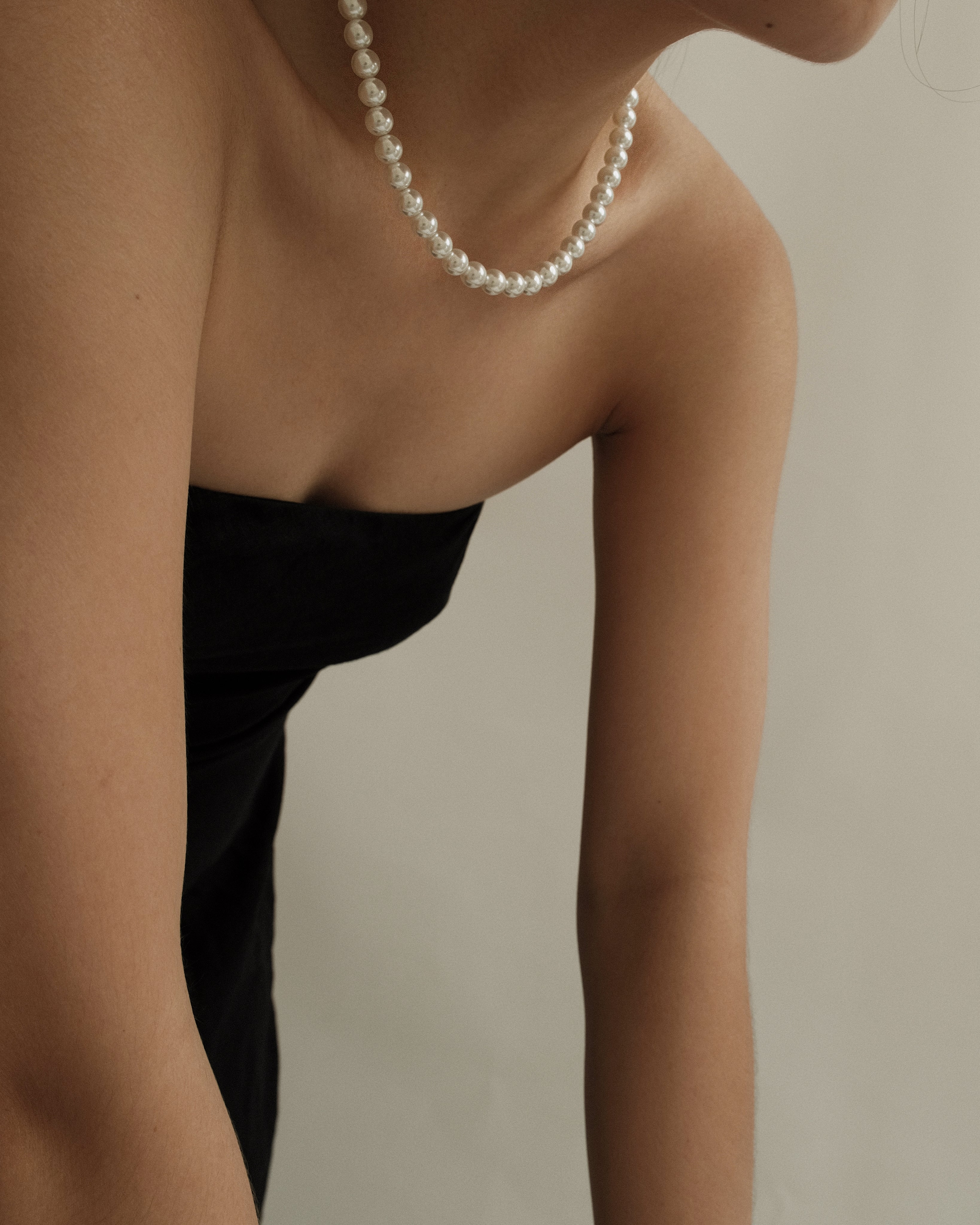 Myra Crystal Pearl Necklace