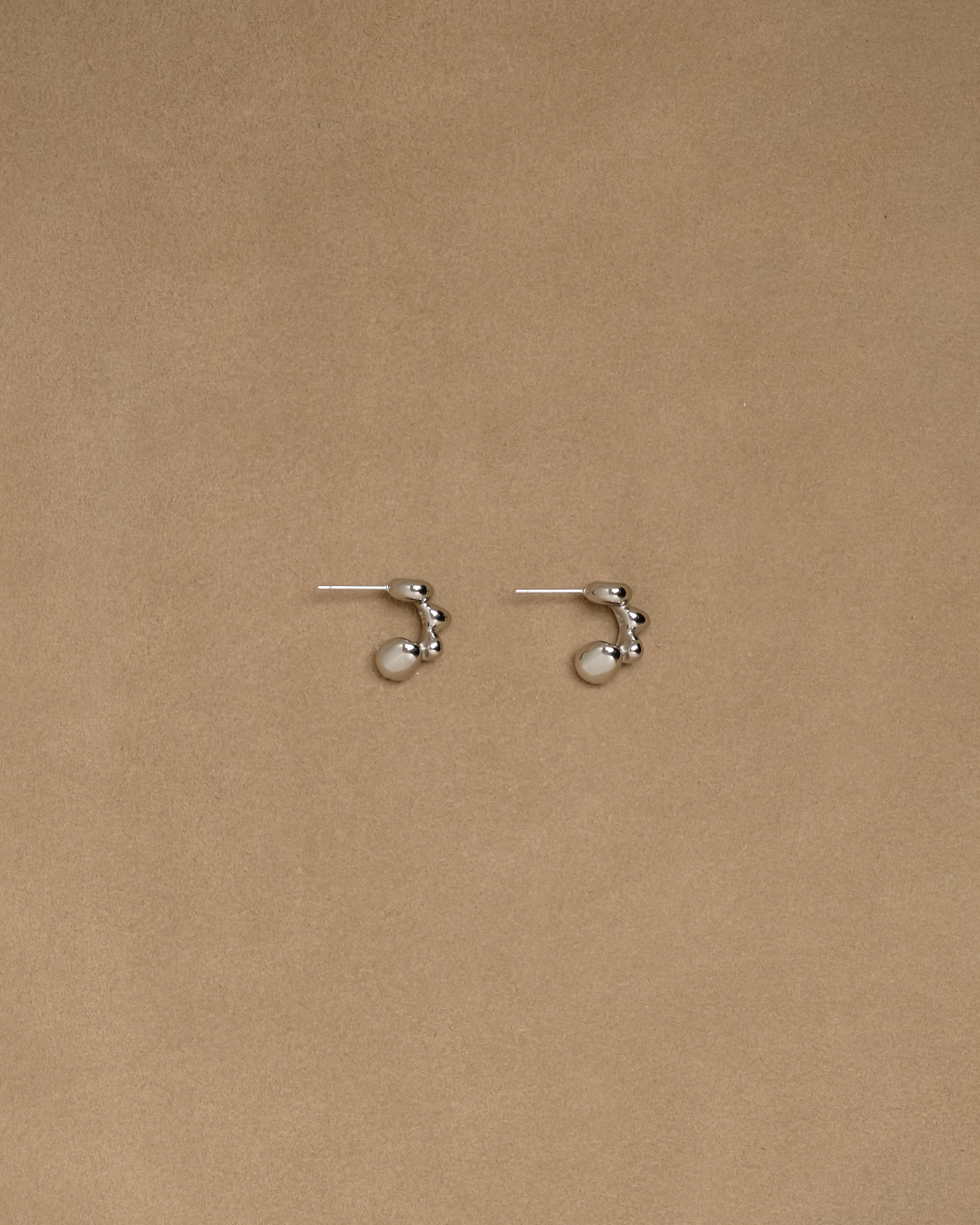 Ebur Irregular Hoop Stud Earrings