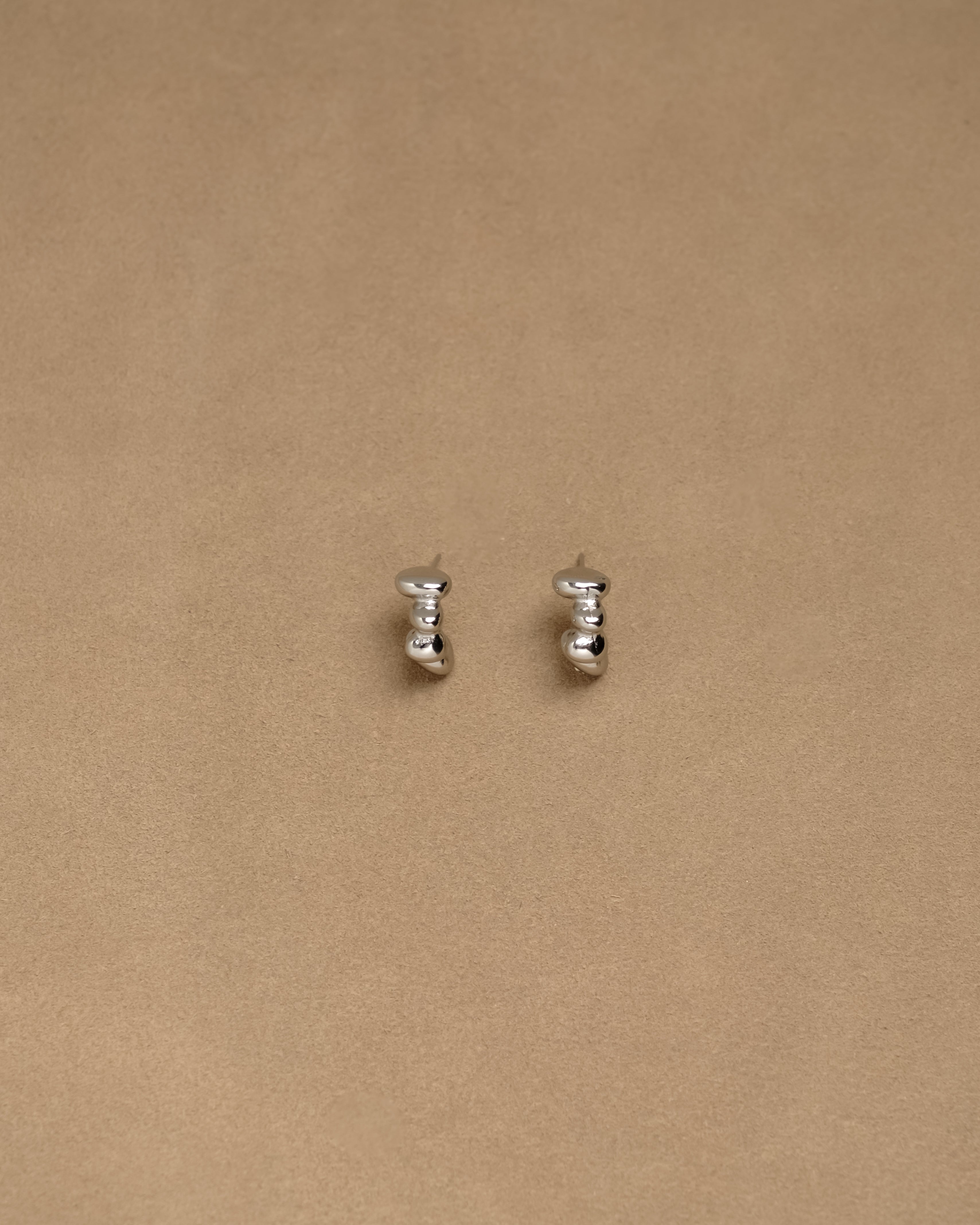 Ebur Irregular Hoop Stud Earrings