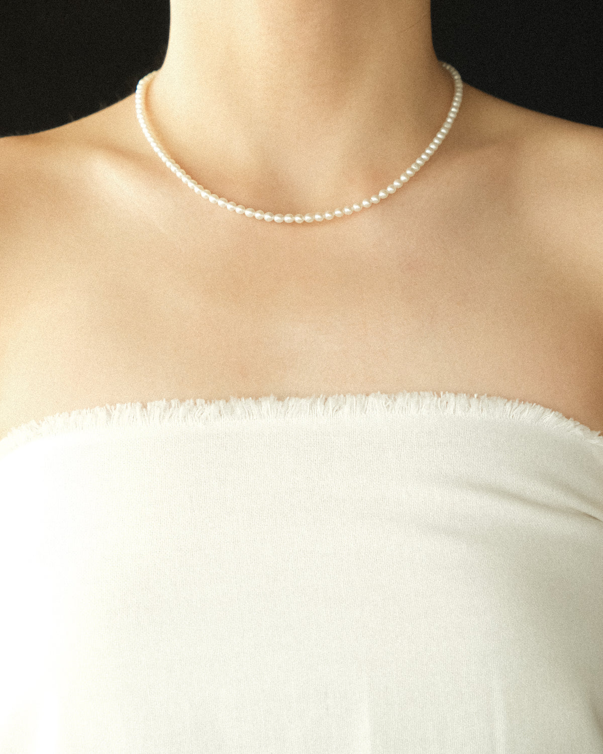 Hara Tiny Freshwater Pearl Necklace