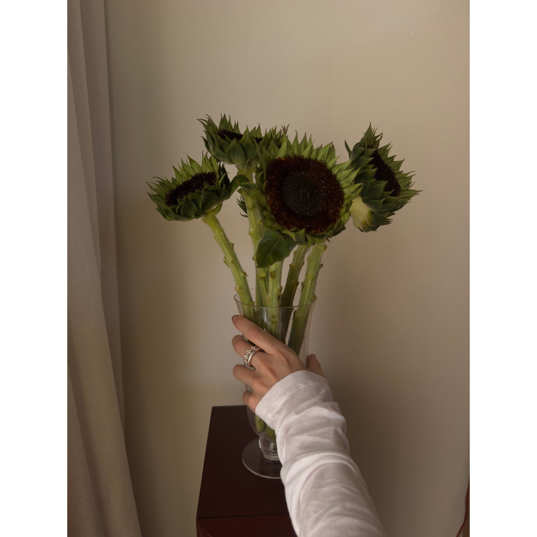 MYJN pieces with sunflower