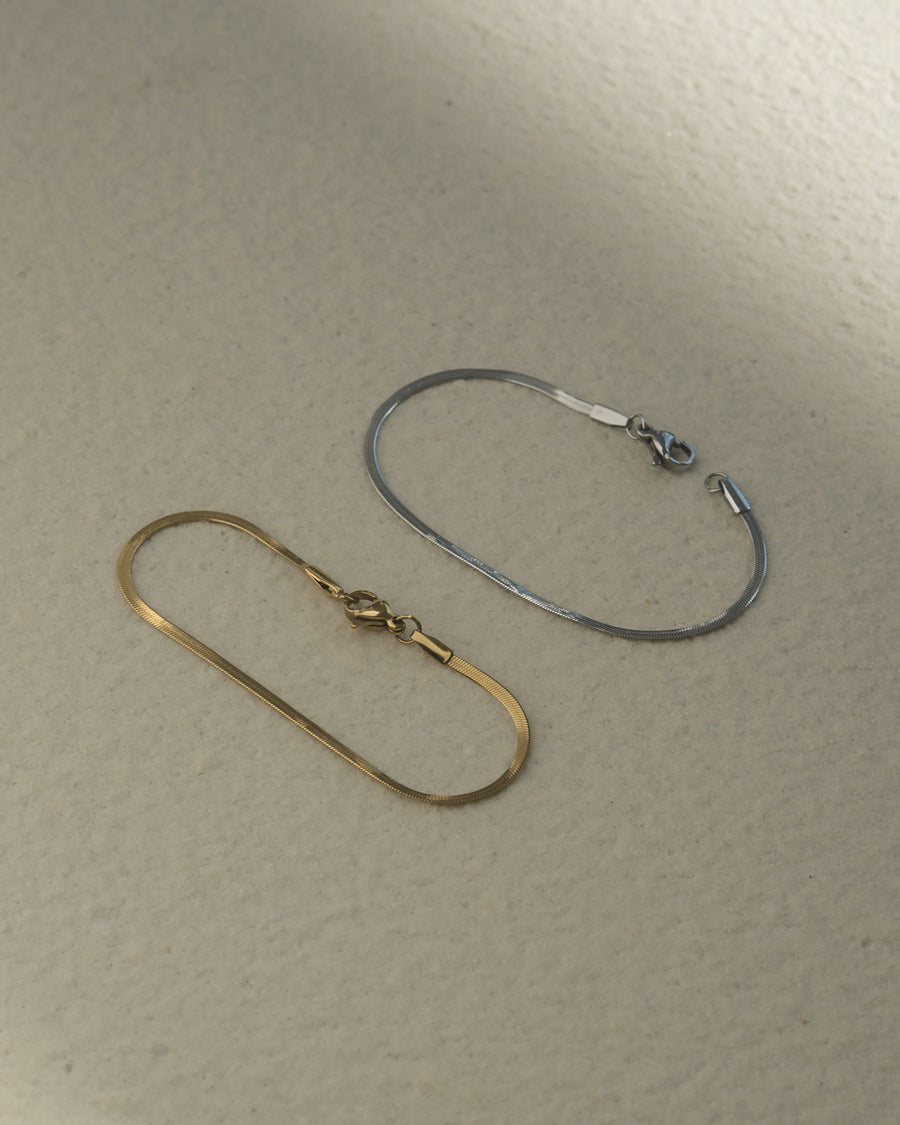 Mini Louella Herringbone Chain Bracelet