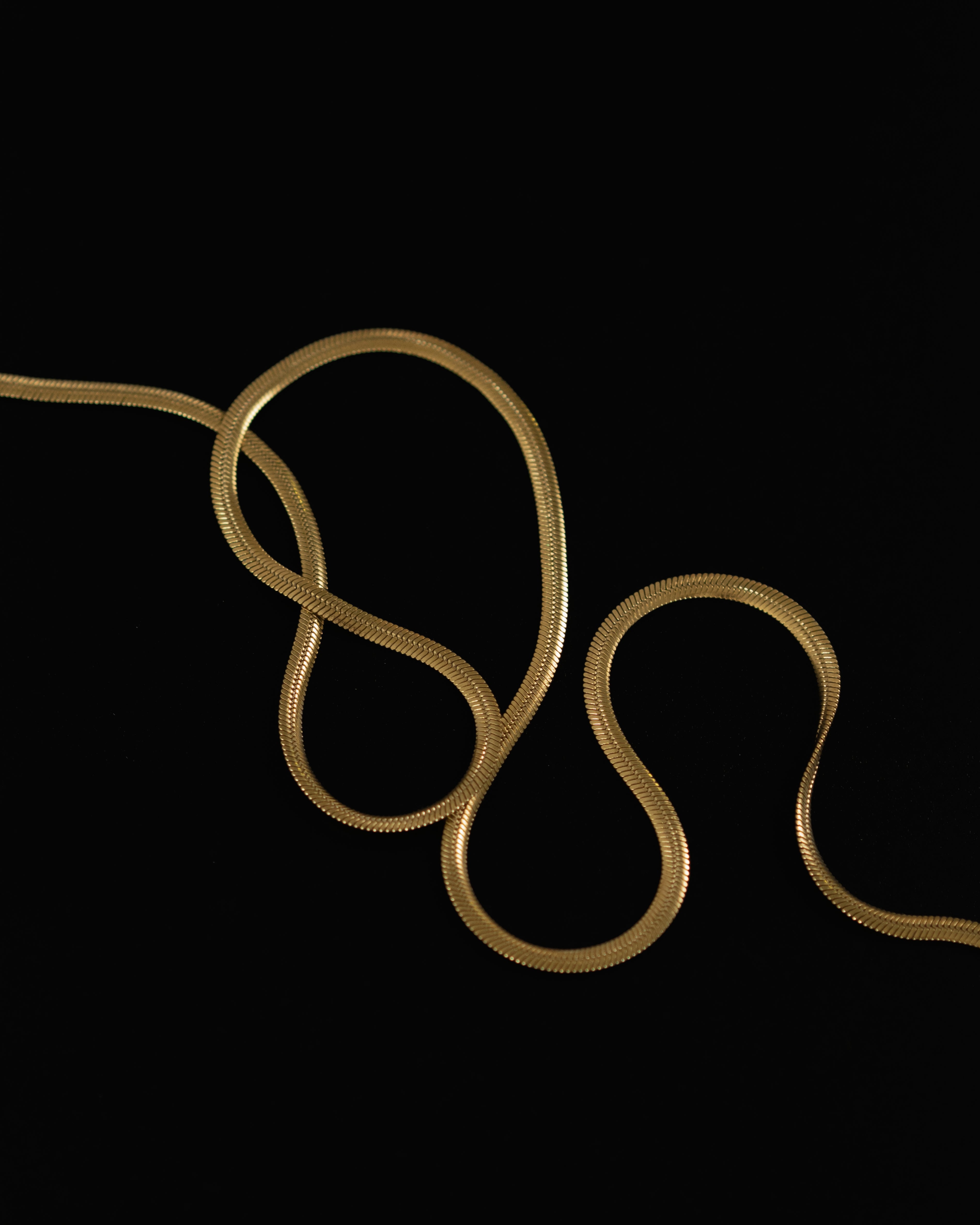 Petite Shadi Soft Snake Chain Choker Necklace