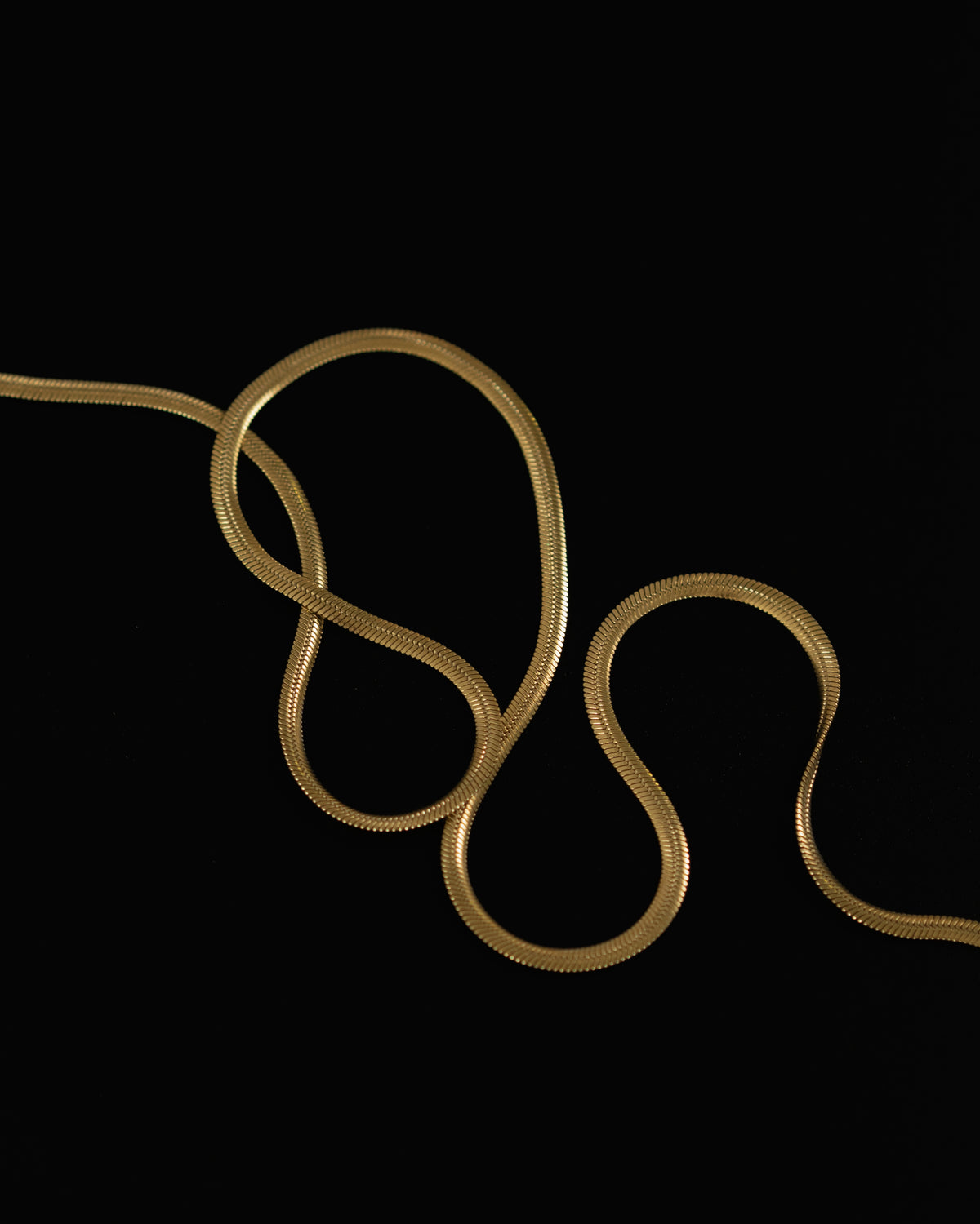 Petite Shadi Soft Snake Chain Choker Necklace