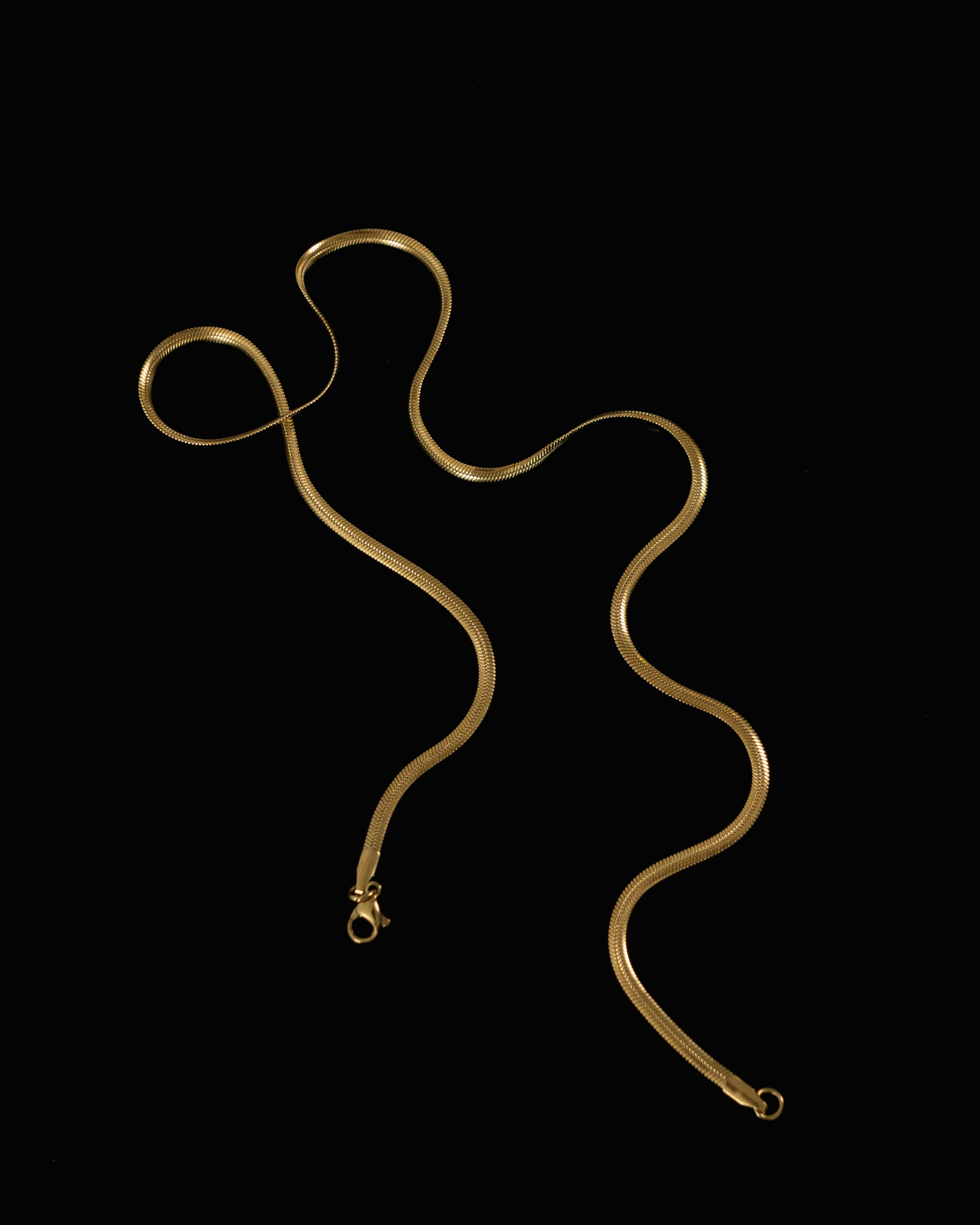 Petite Shadi Soft Snake Chain Choker Necklace