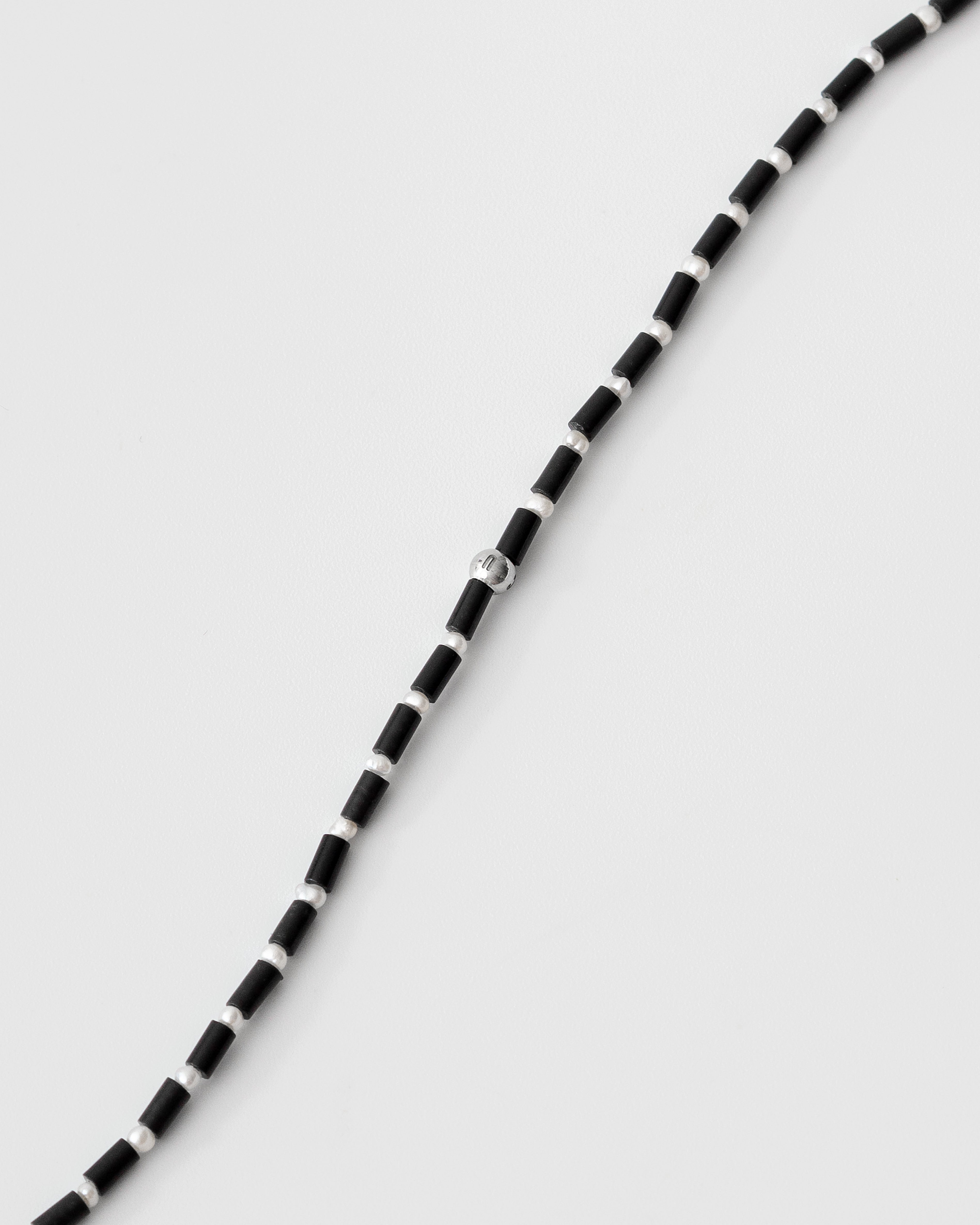 Igor Black Agate Pearl Beaded Bracelet