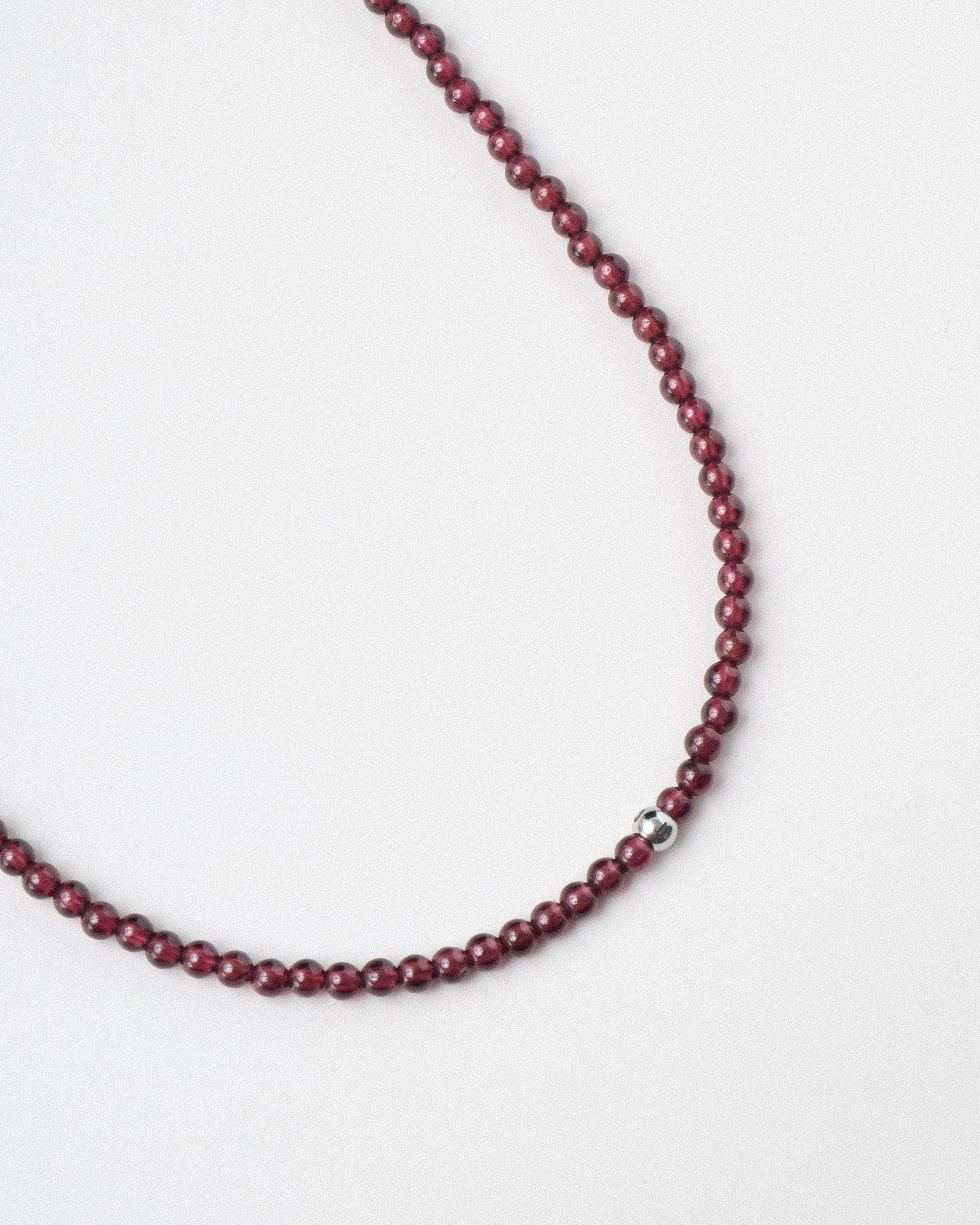 Marro Petite Garnet Beaded Necklace