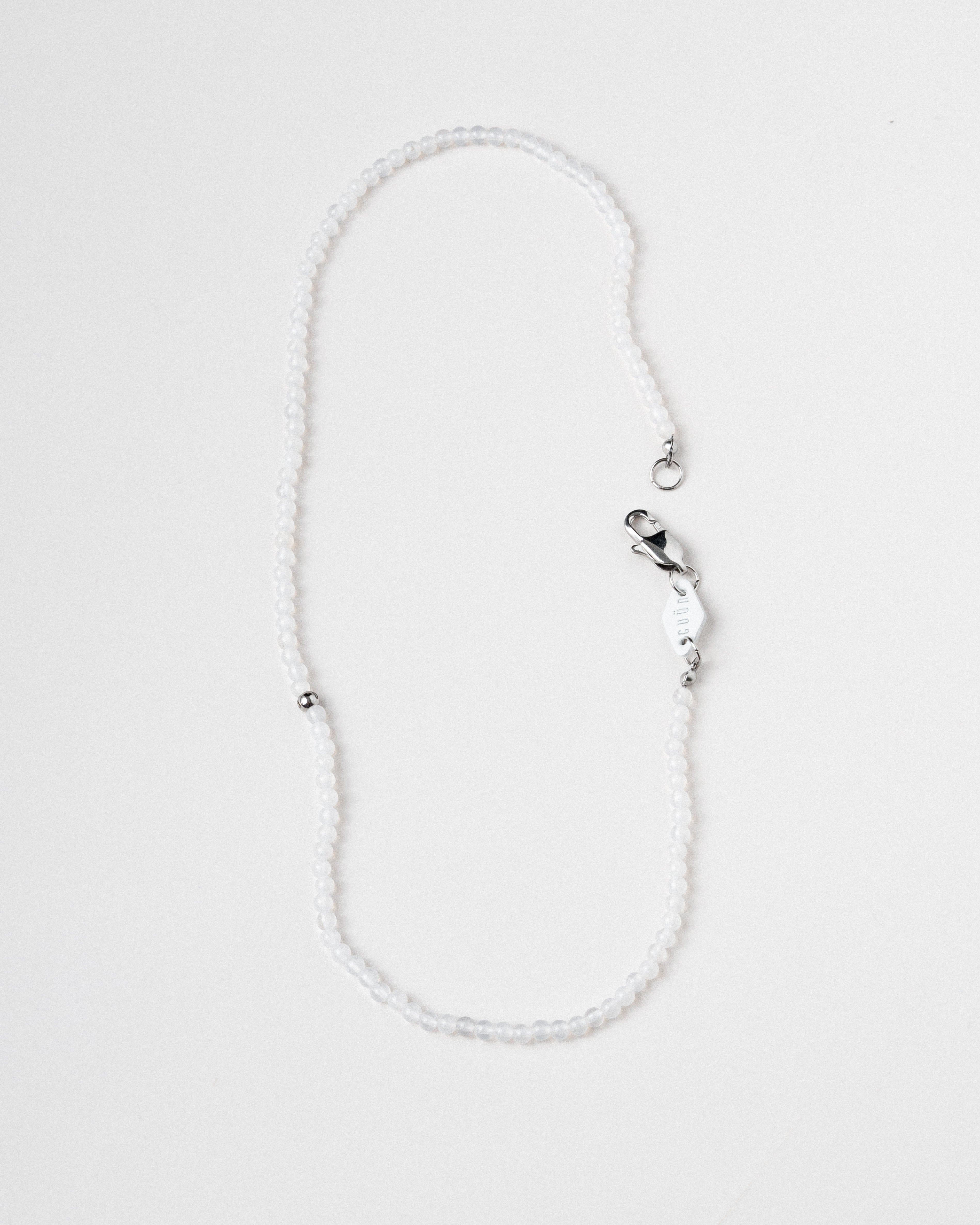 Joon Petite White Agate Beaded Necklace