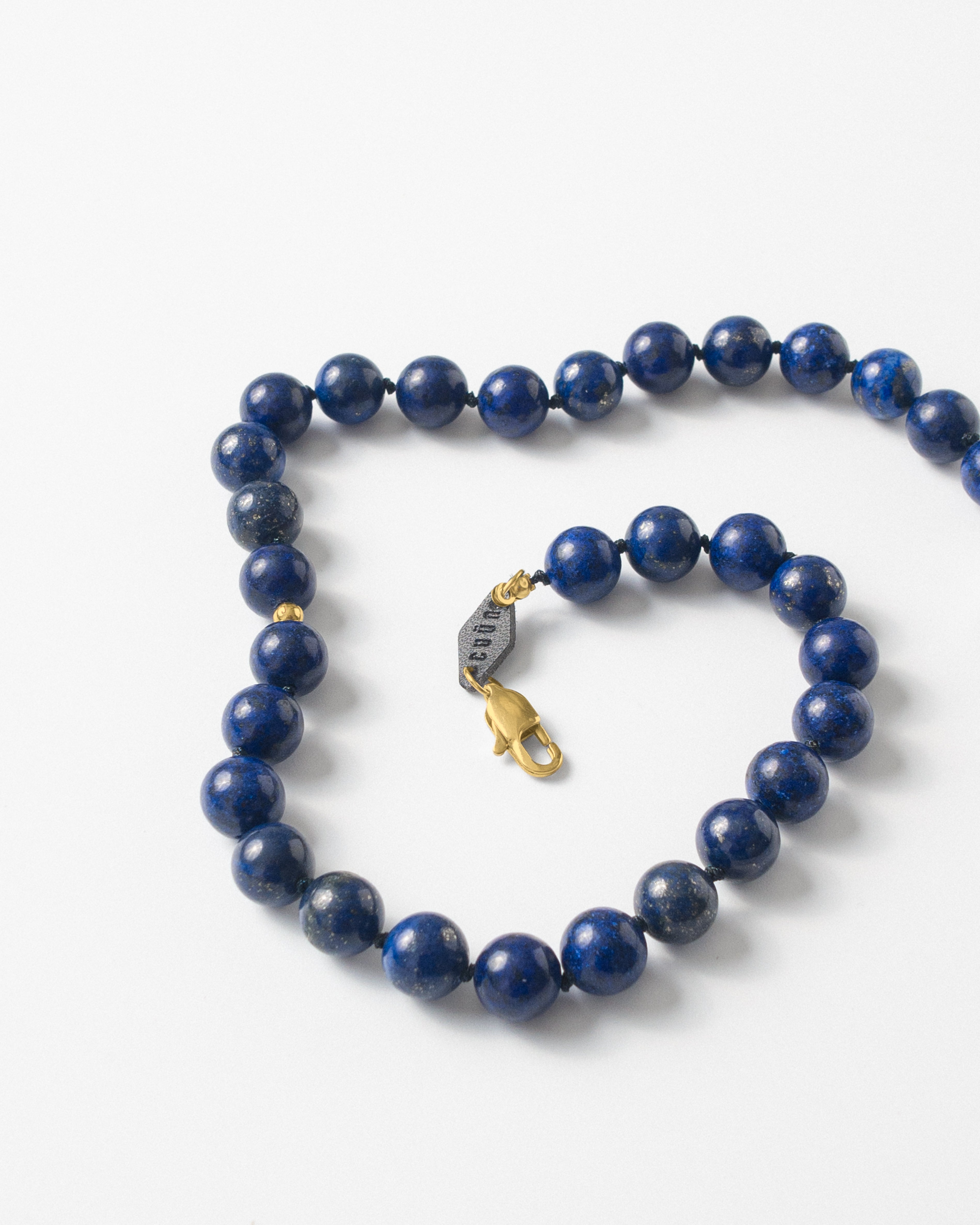 Aoko Grandeur Lapis Knotted Necklace