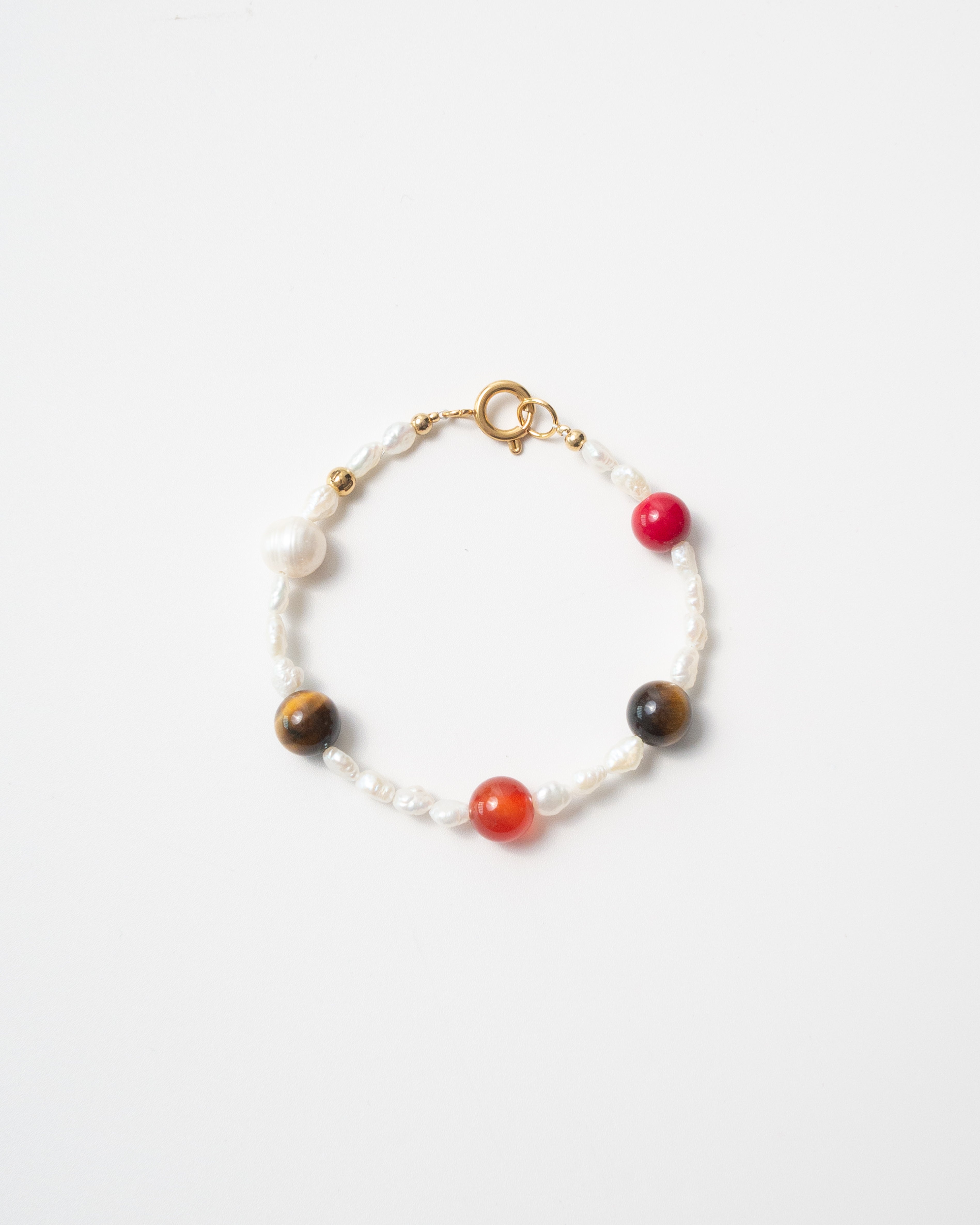 Réna Multistone Baroque Pearl Beaded Bracelet