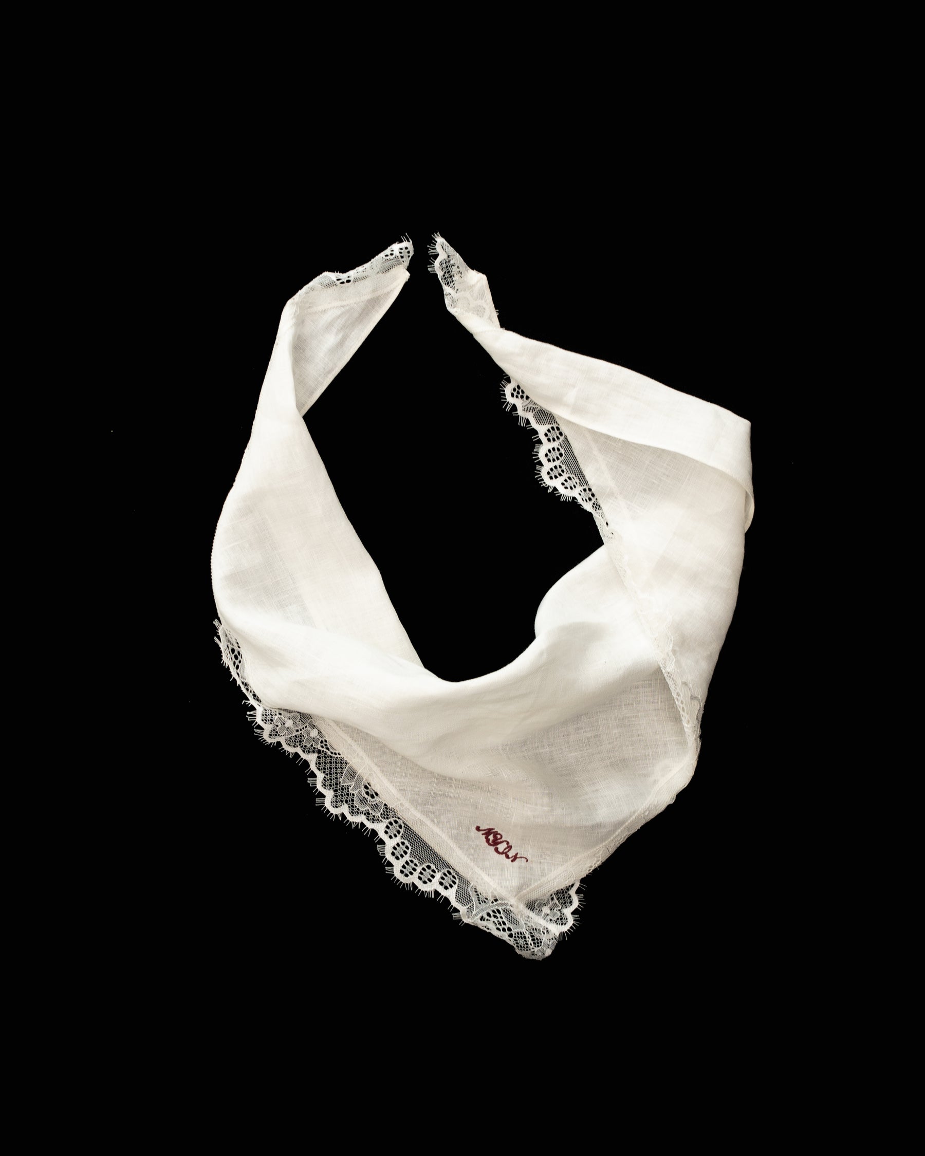 Lace Linen Scarf