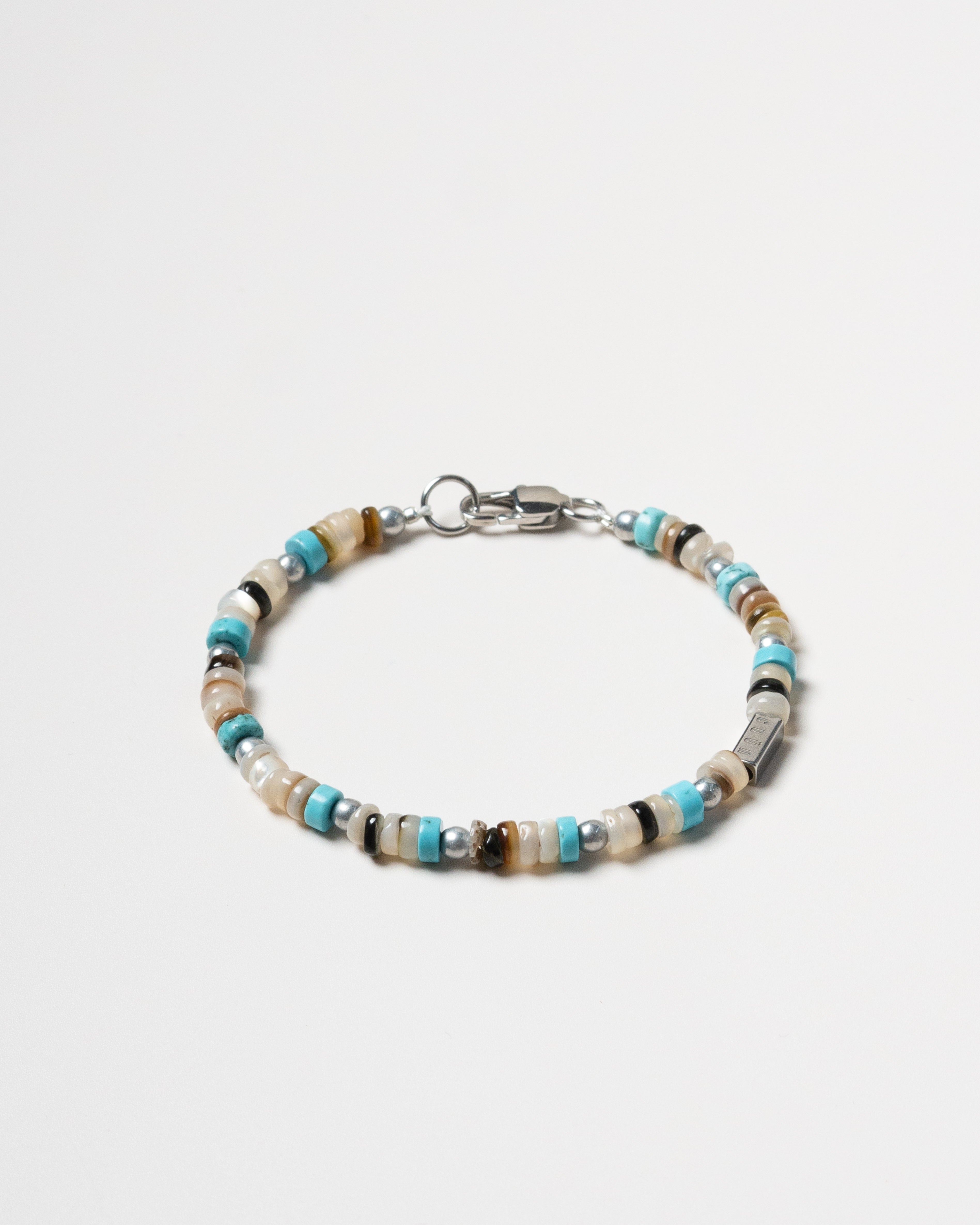 Gobi Turquoise Heishi Beaded Bracelet