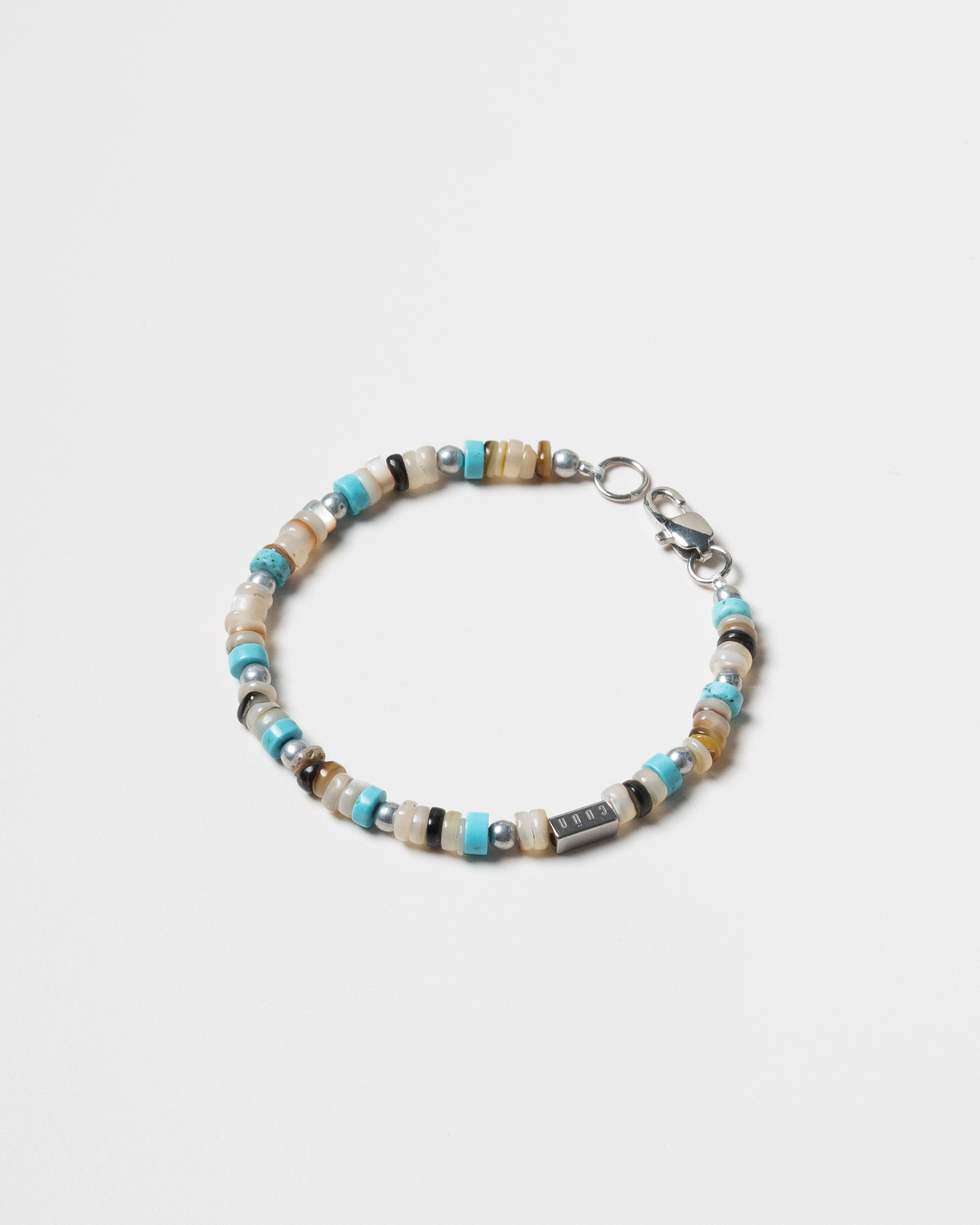 Gobi Turquoise Heishi Beaded Bracelet