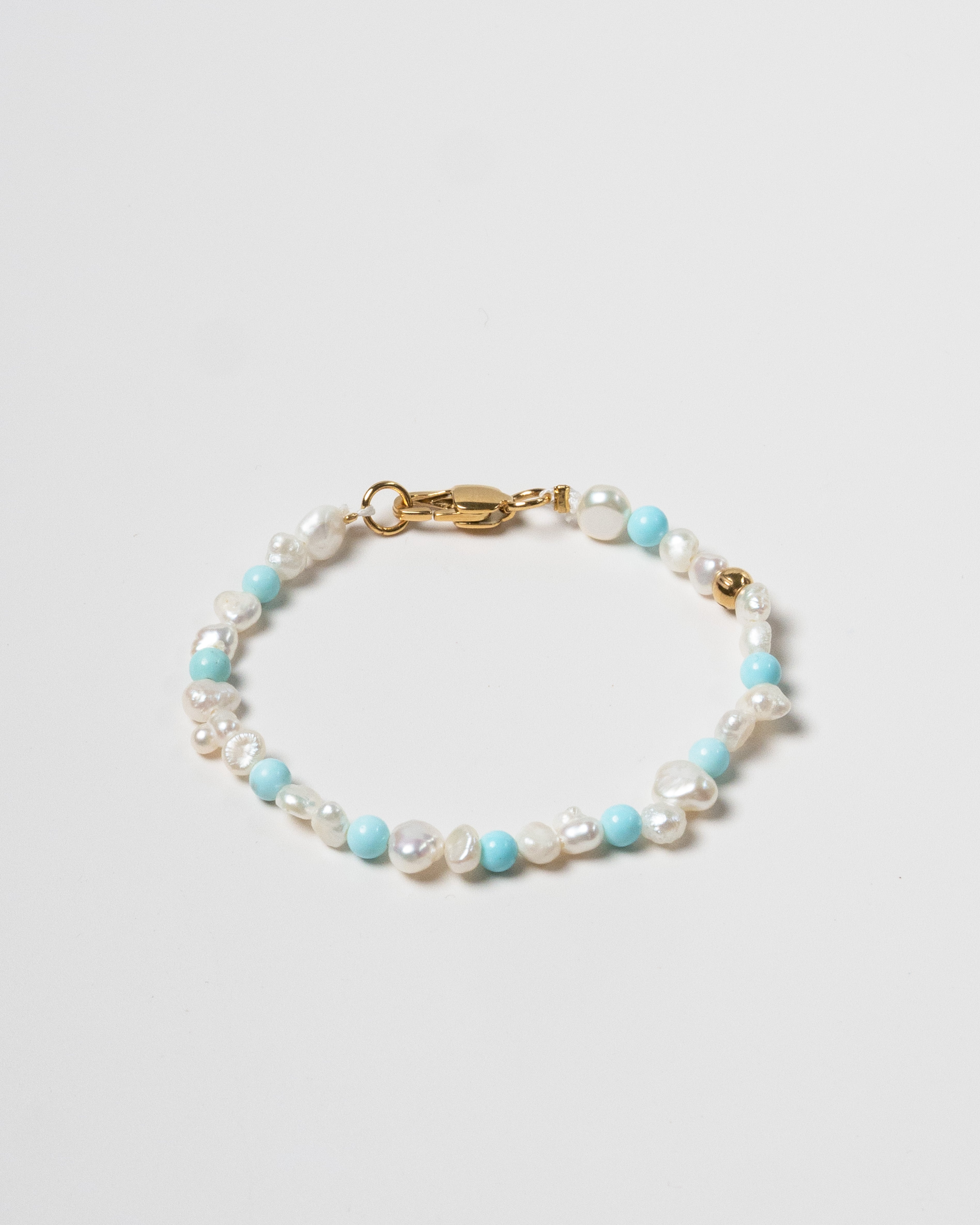 Mira Turquoise Beaded Pearl Bracelet