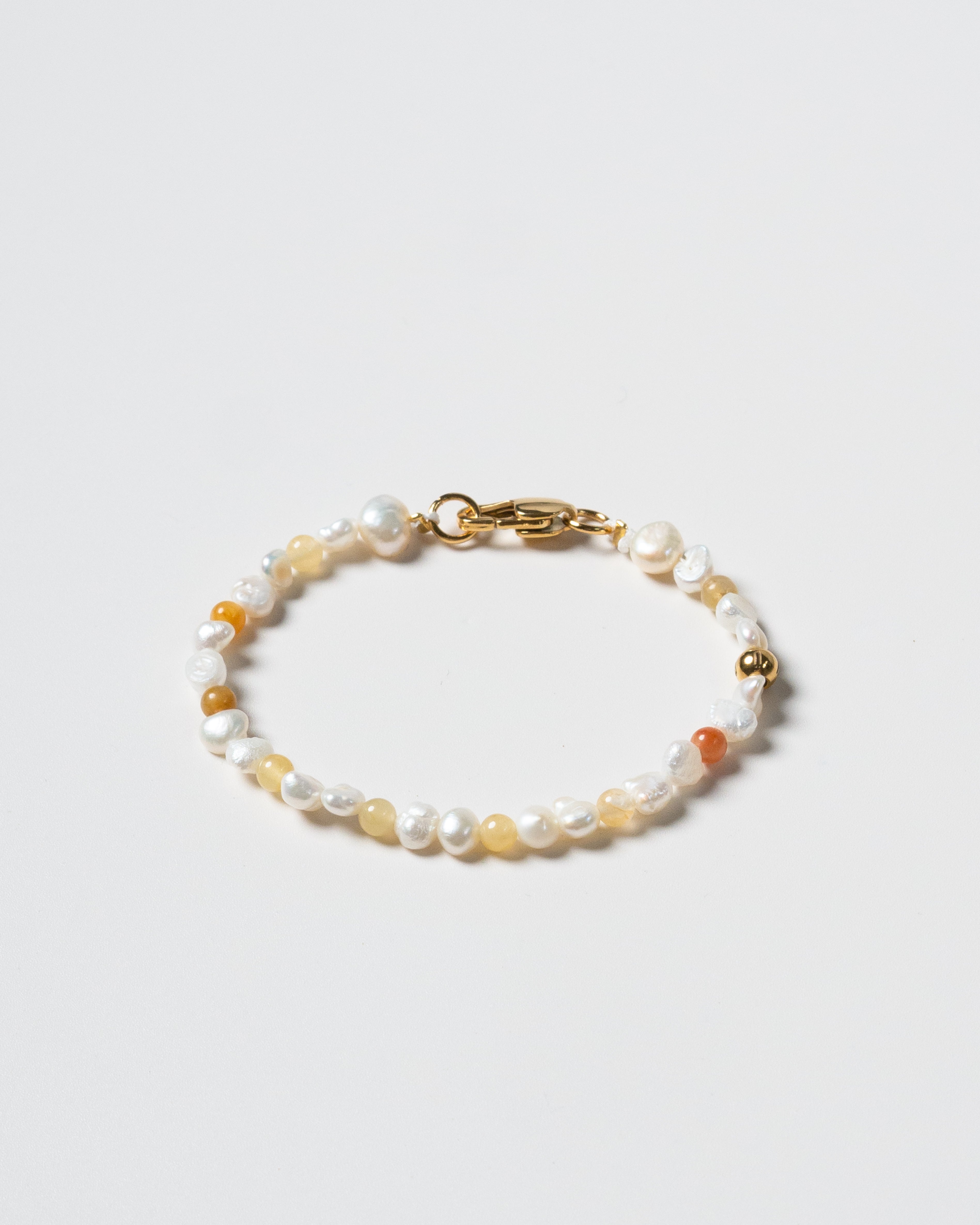 Vanna Nephrite Beaded Pearl Bracelet