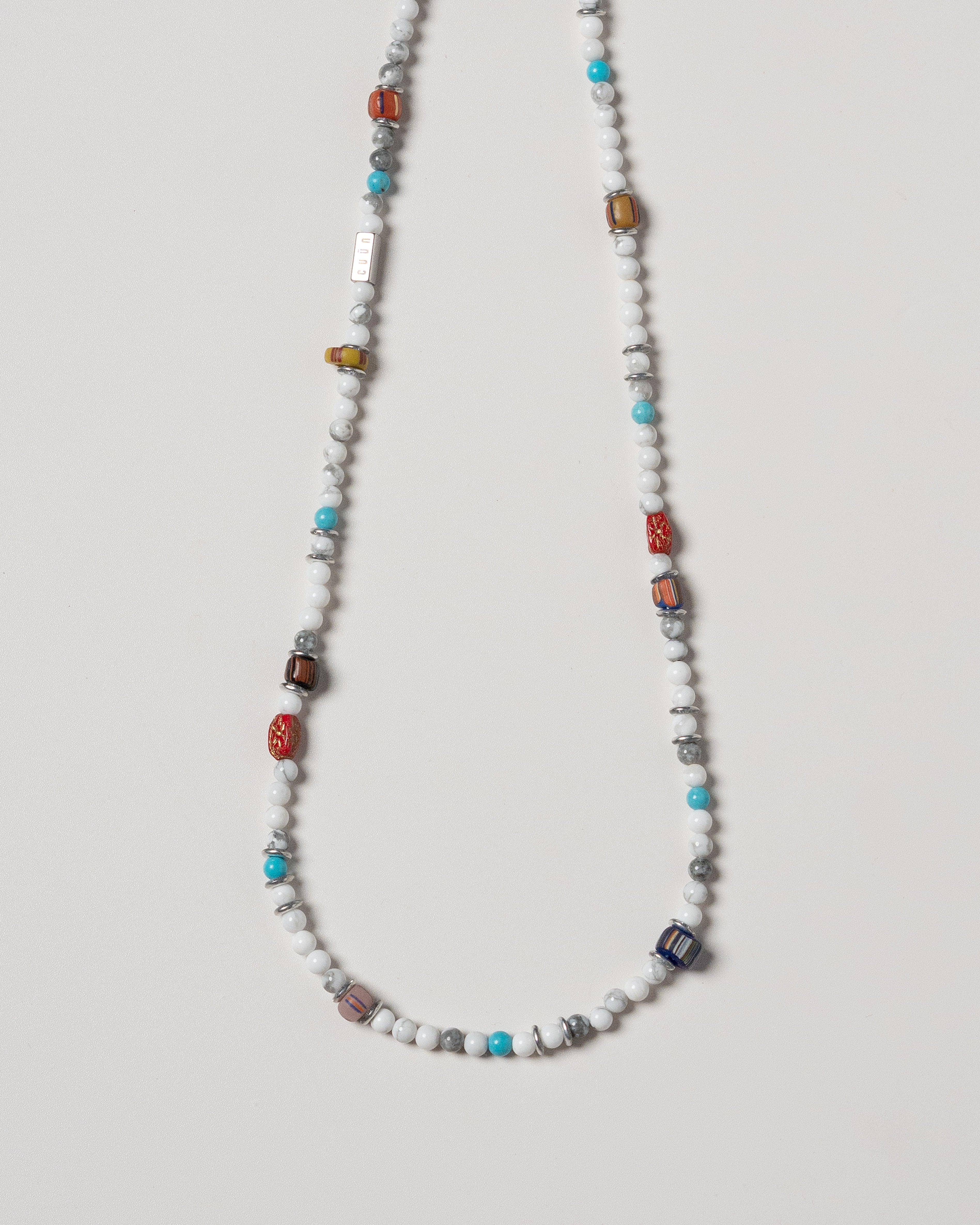 Kleu Howlite Multicolor Beaded Necklace