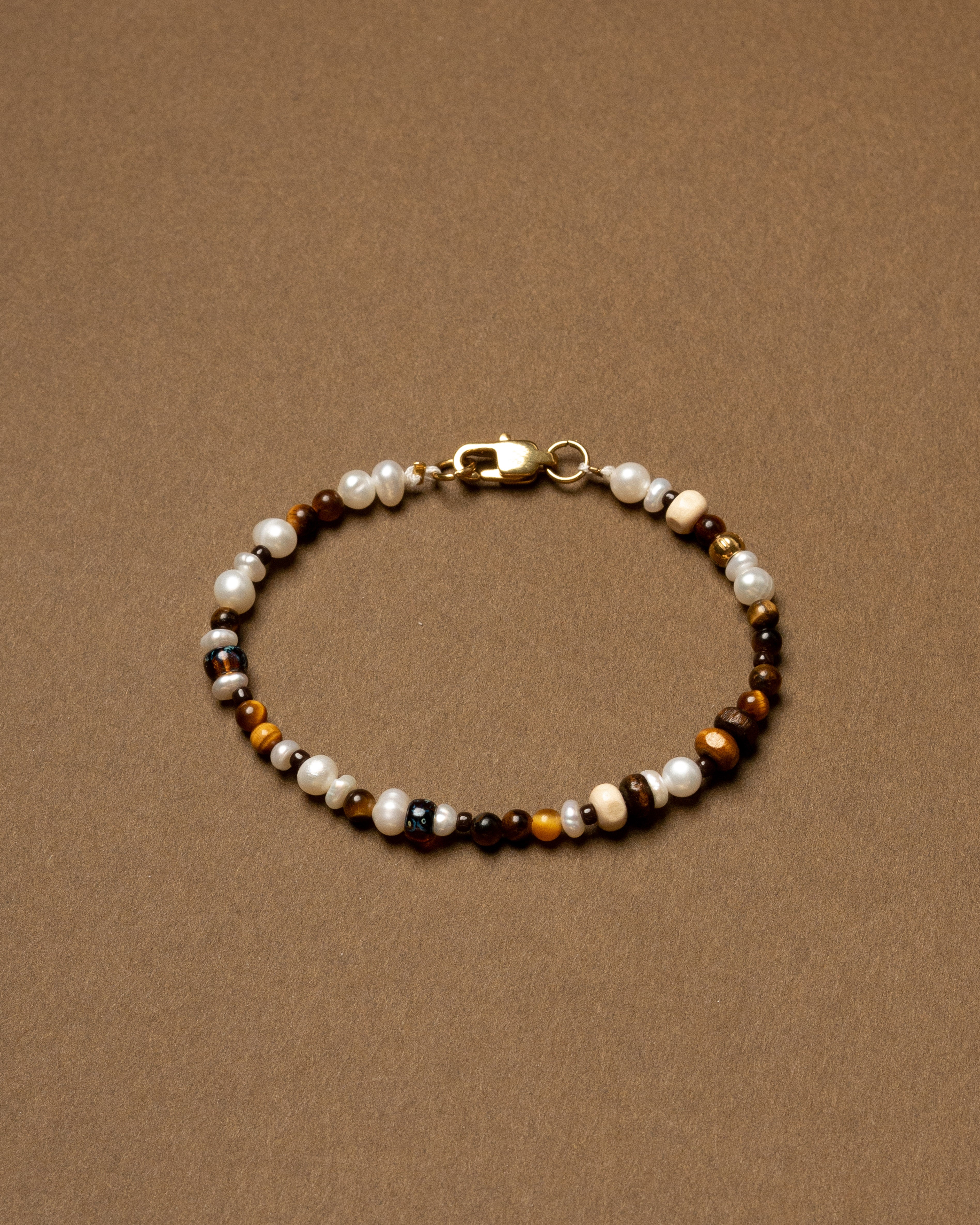 Terra Multistone Pearl Beaded Bracelet