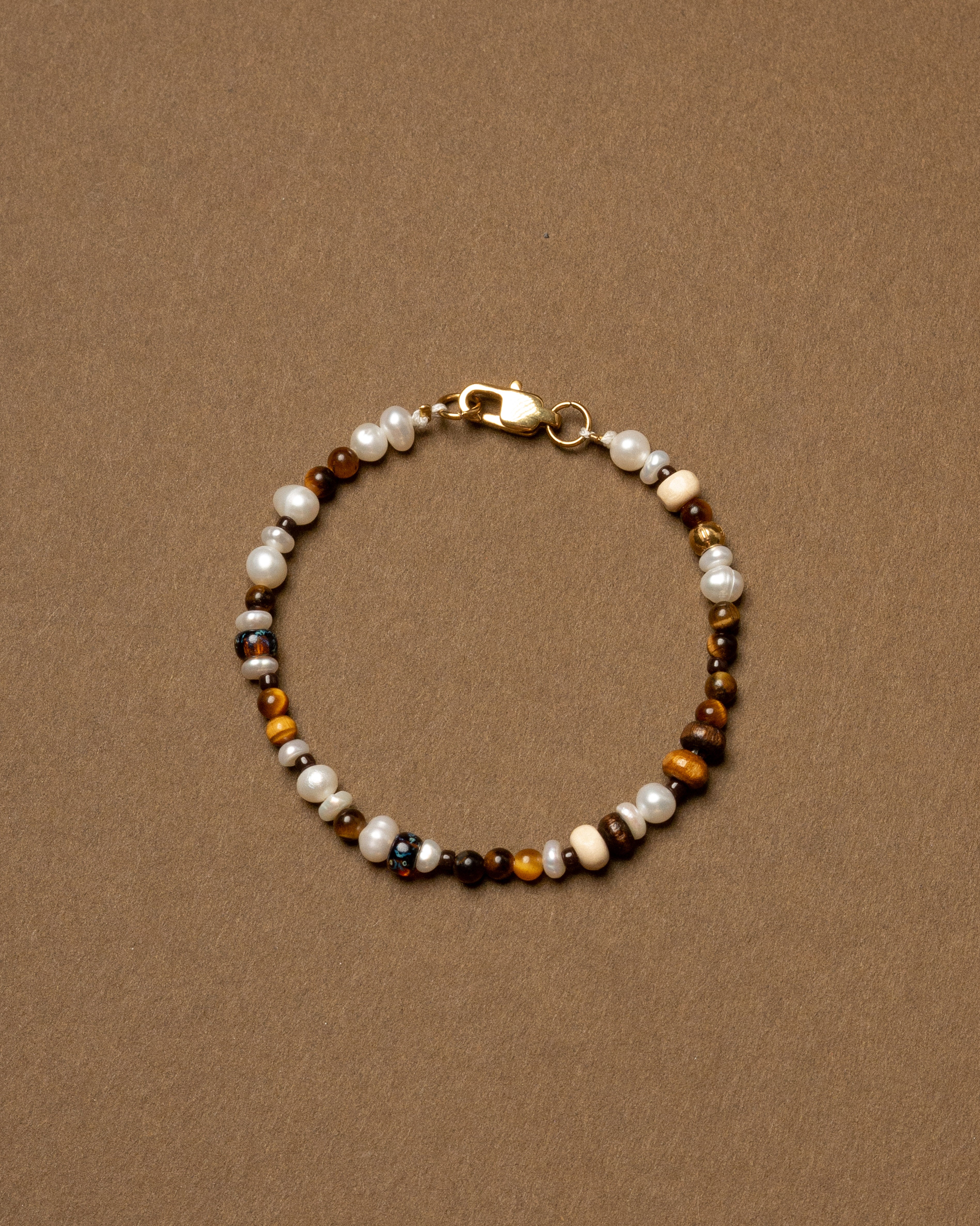 Terra Multistone Pearl Beaded Bracelet