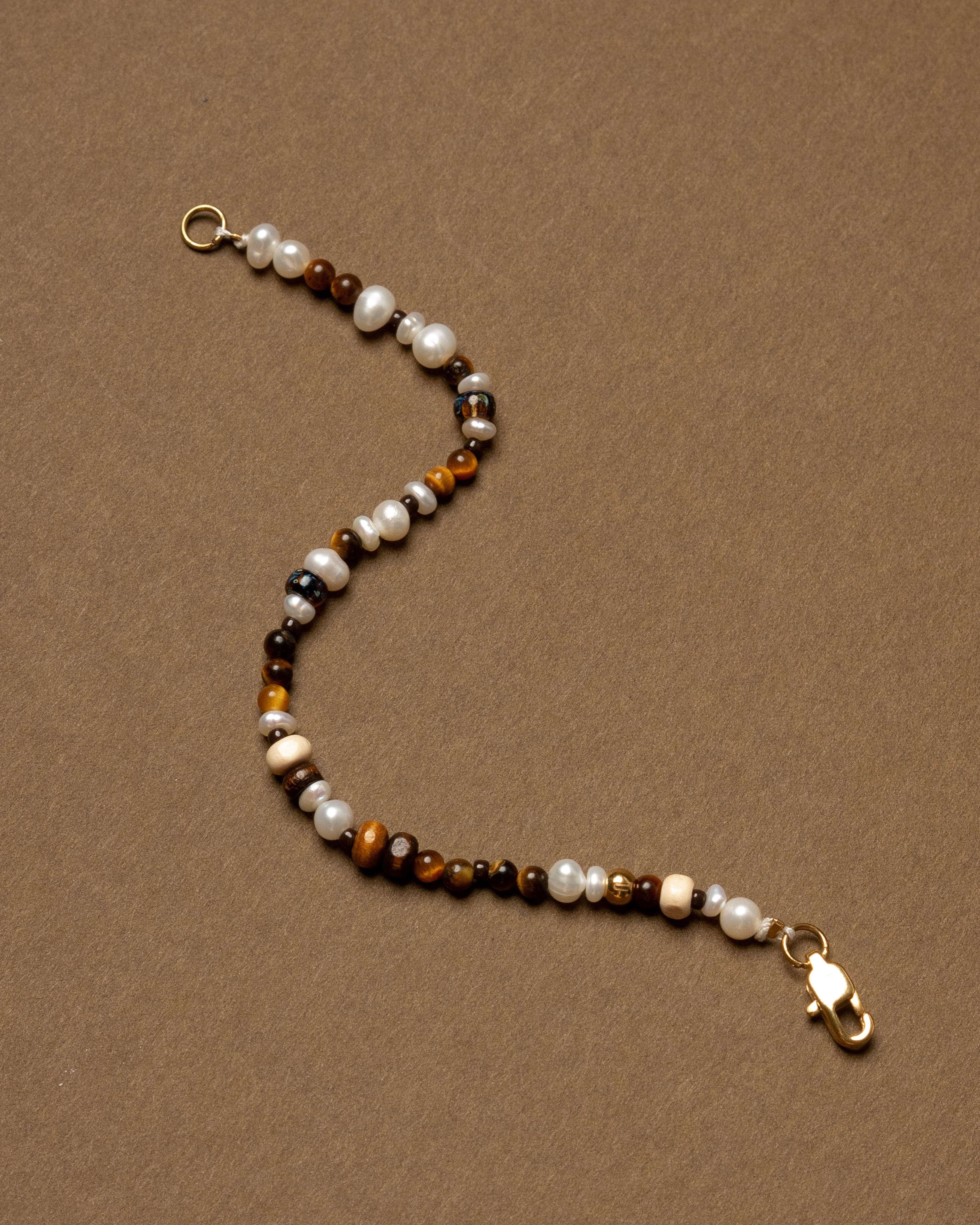 Terra Multistone Pearl Beaded Bracelet