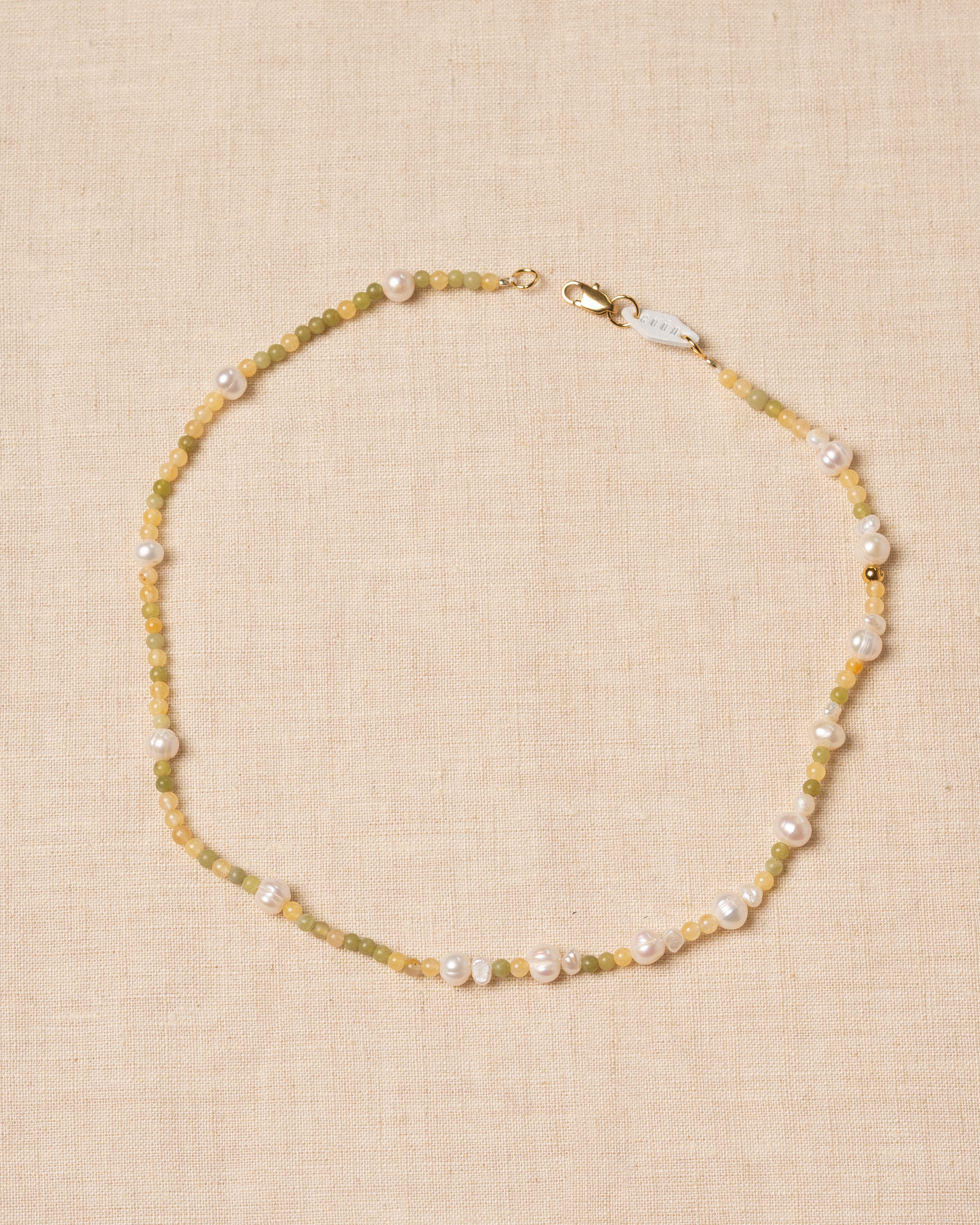 Solae Citrus Beaded Pearl Necklace