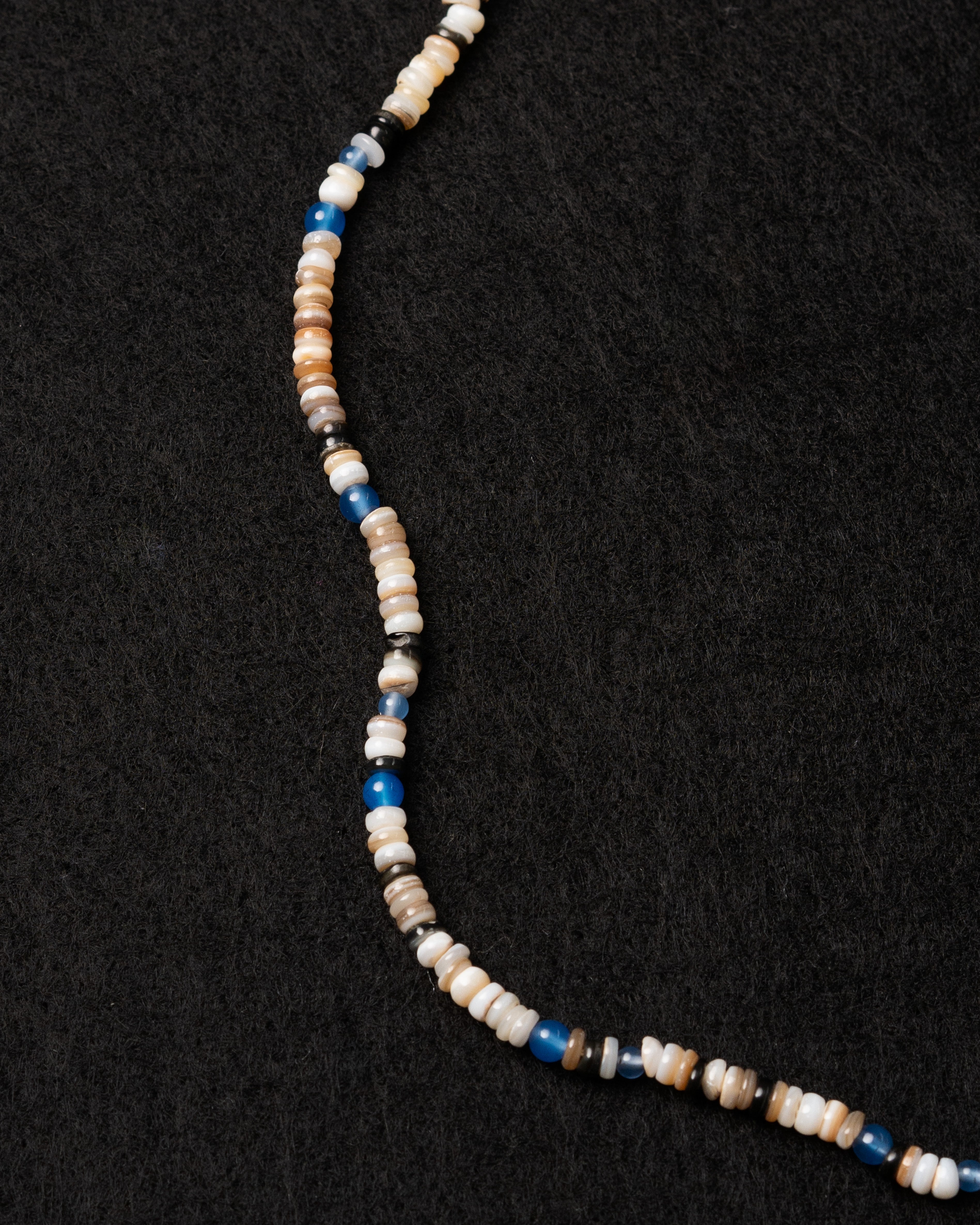 Nalu Shell Heishi Agate Beaded Necklace