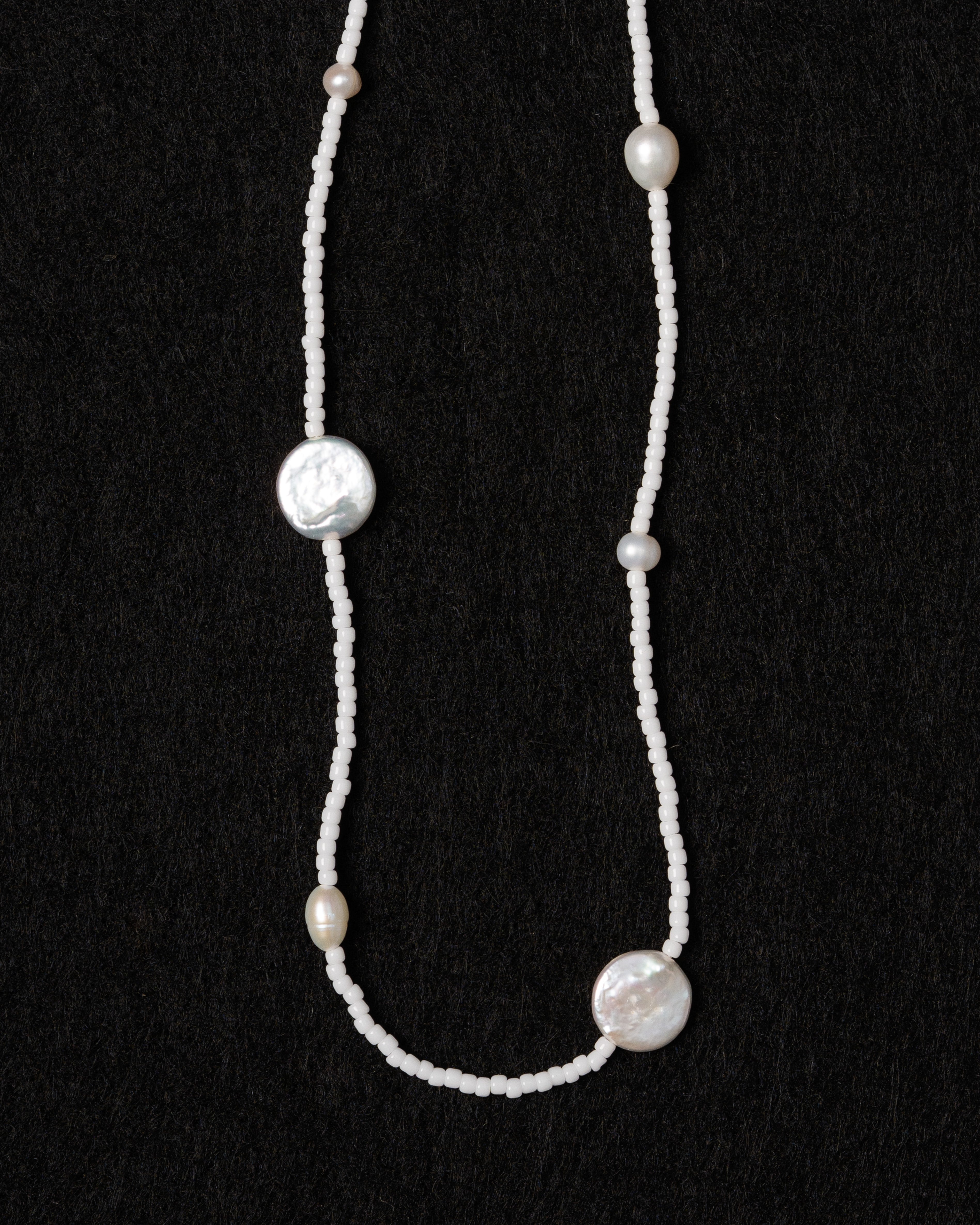 Sana Japanese Beaded Pearl Necklace