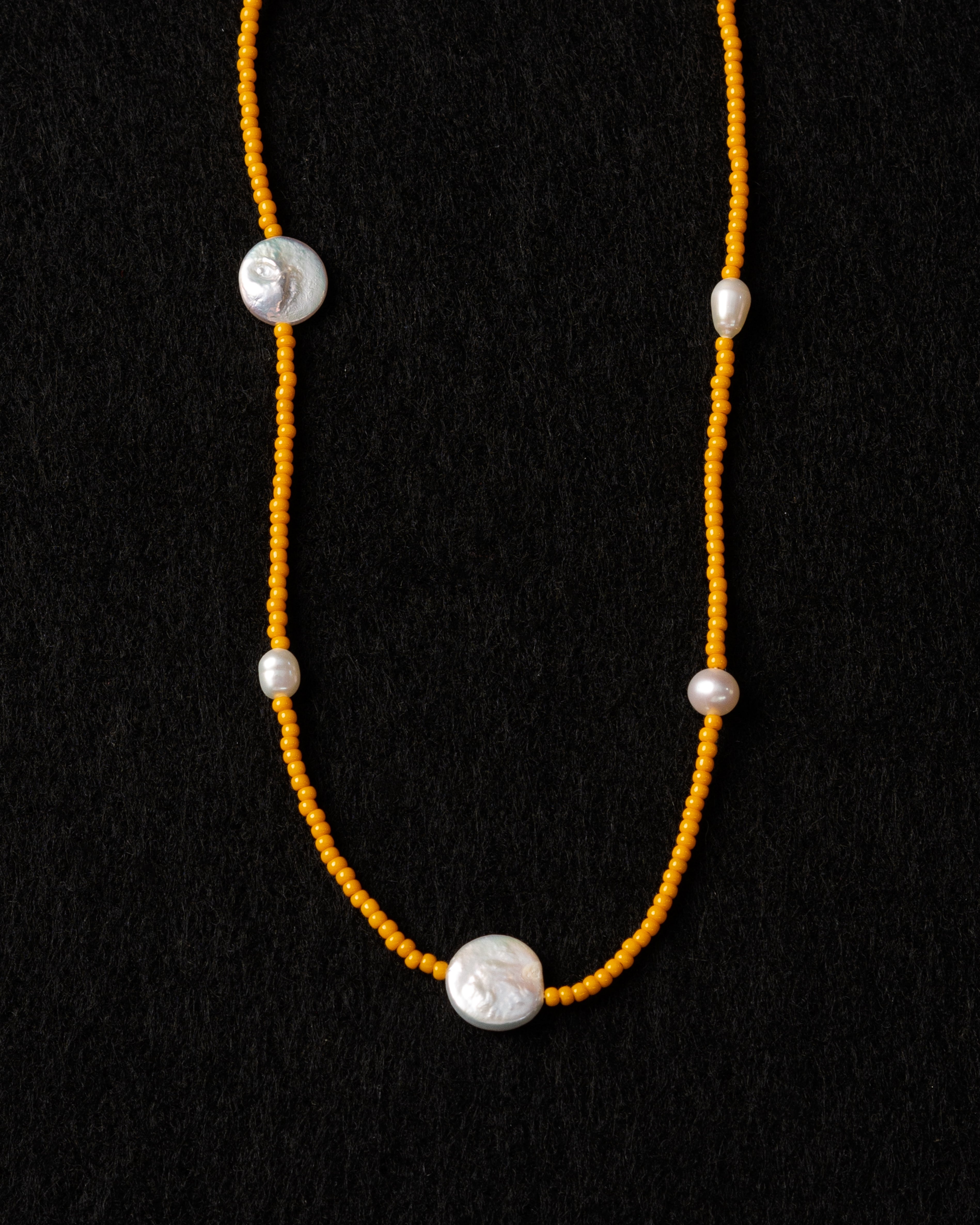 Oura Japanese Beaded Pearl Necklace