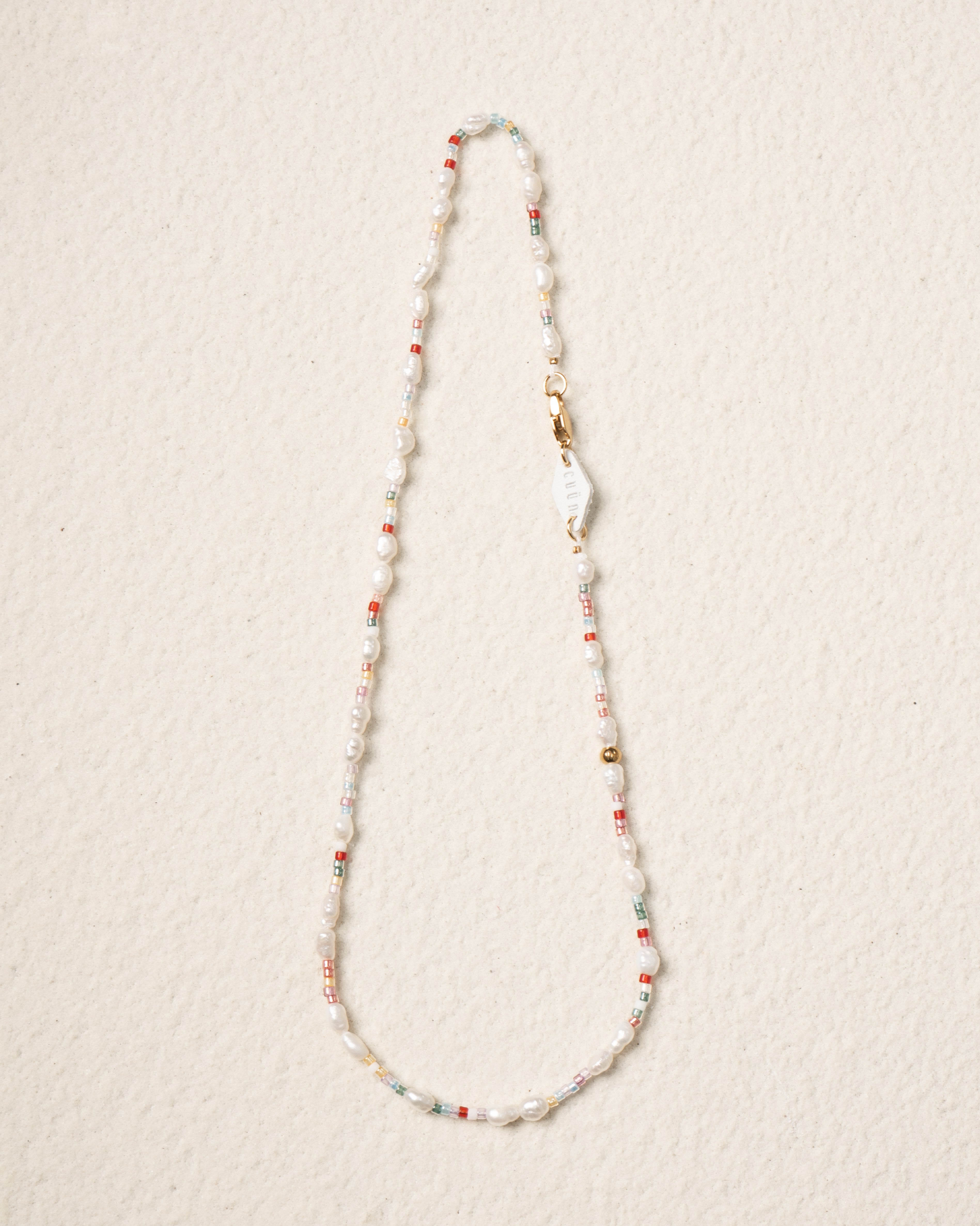 Lumo Petite Multicolor Pearl Necklace