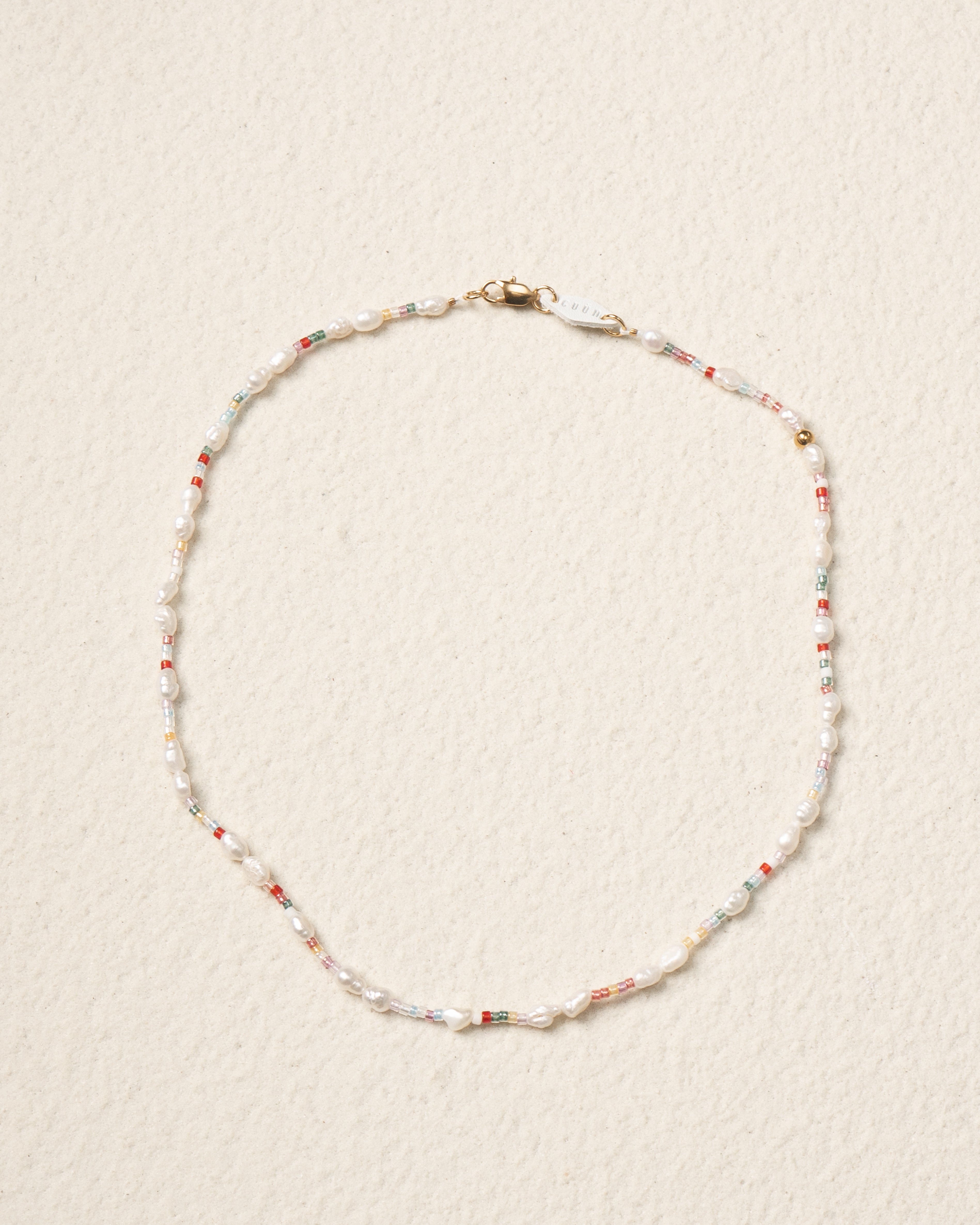 Lumo Petite Multicolor Pearl Necklace