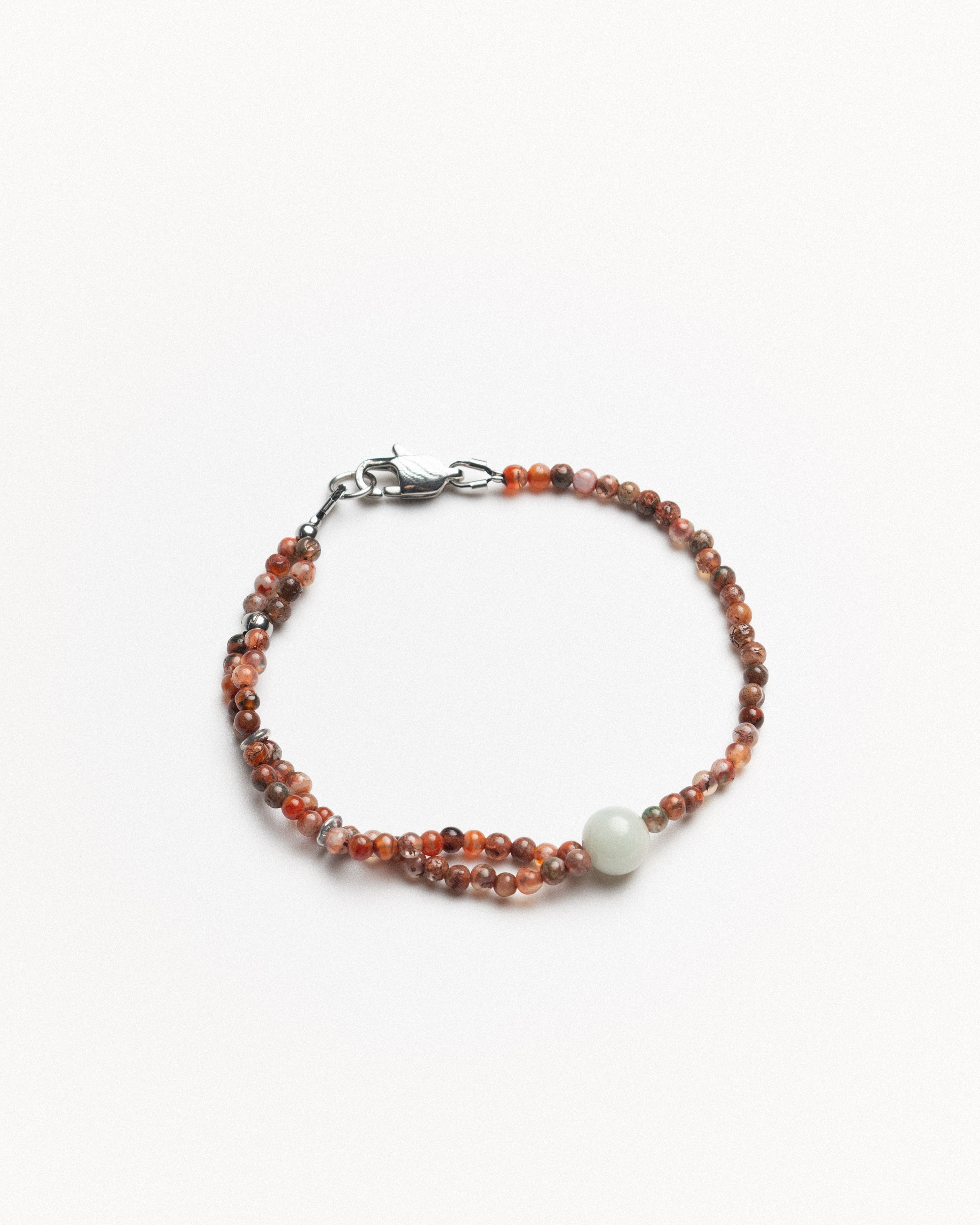 Jora Red Moss Agate Bracelet
