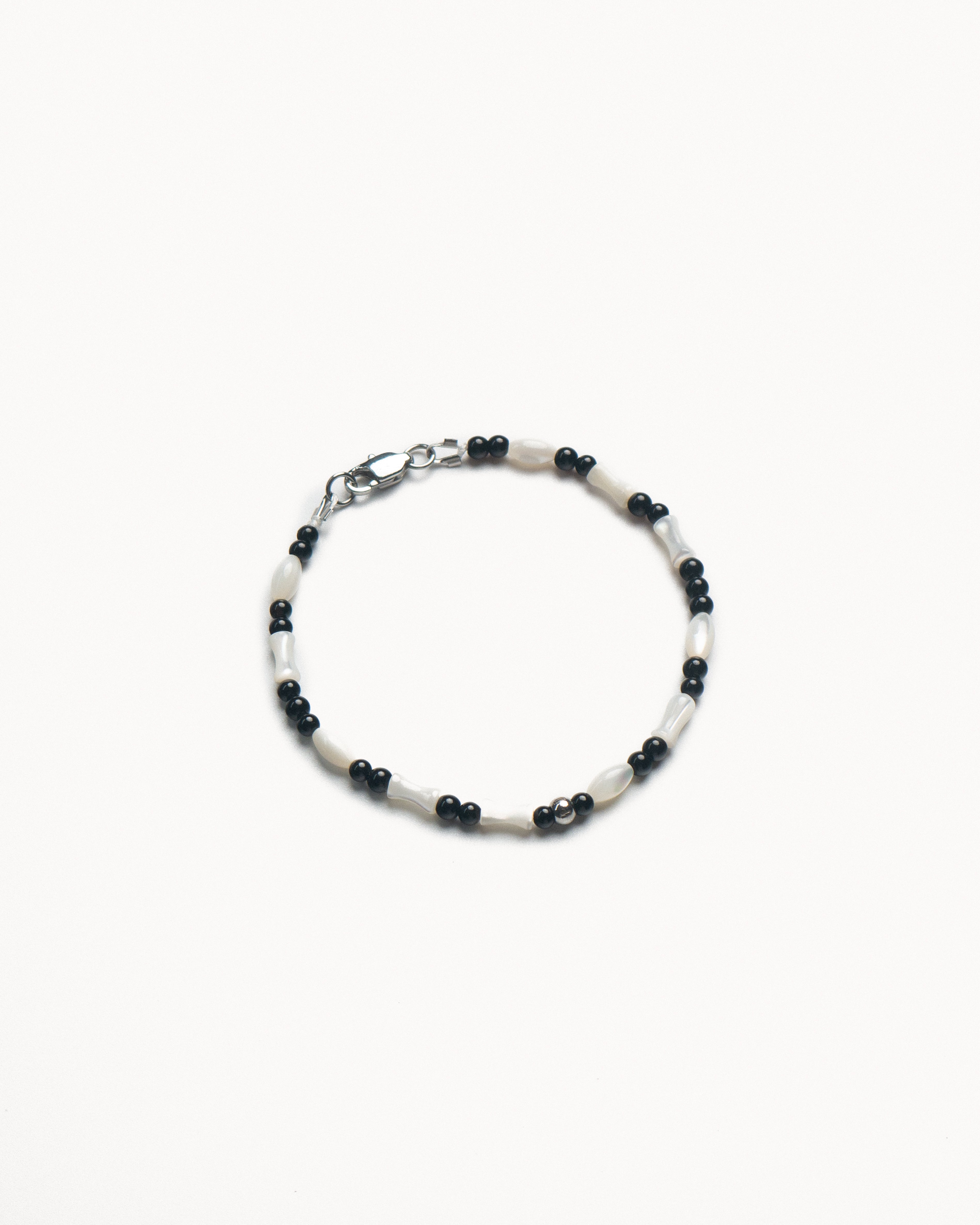 Orrin Black Agate Bracelet