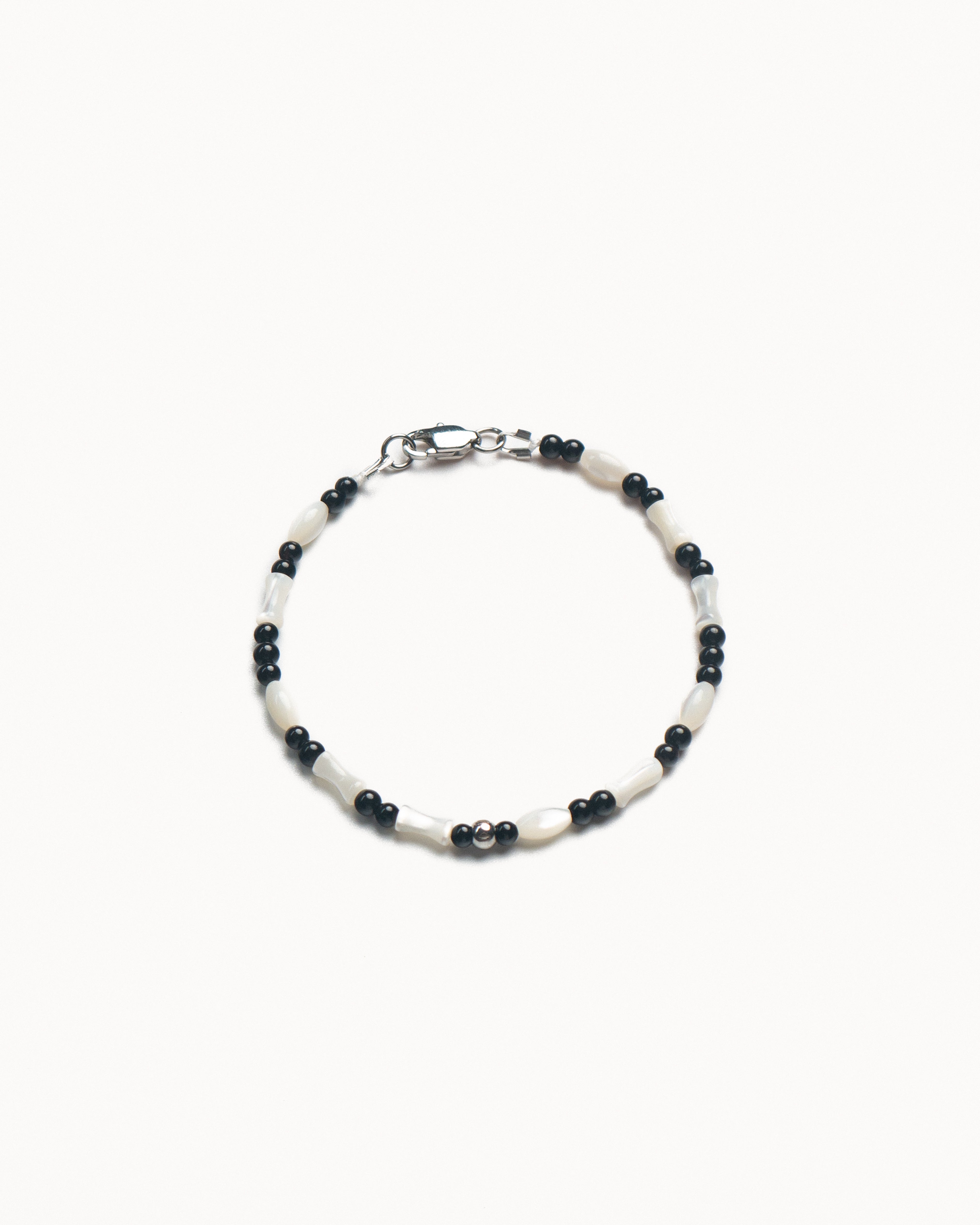 Orrin Black Agate Bracelet