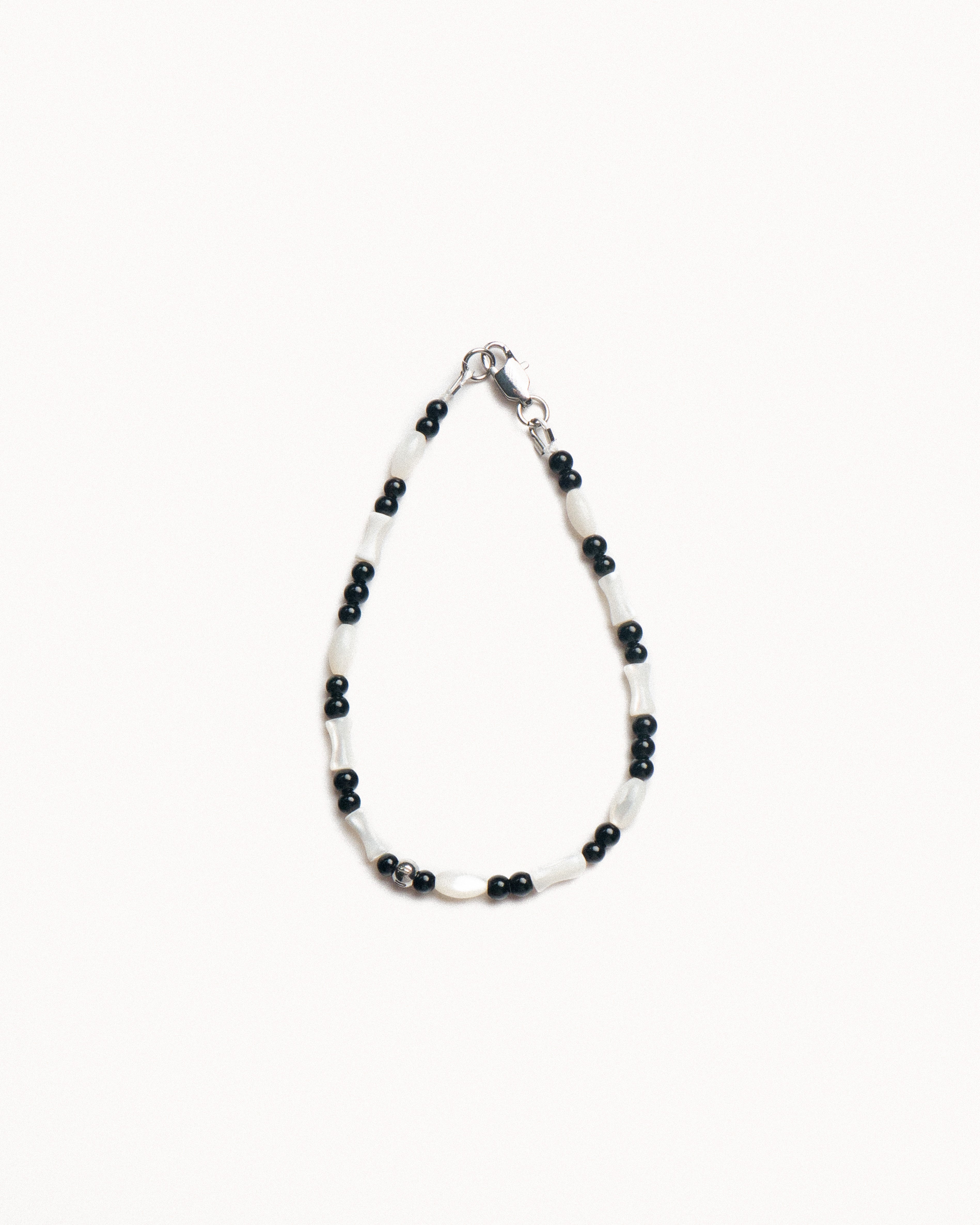 Orrin Black Agate Bracelet