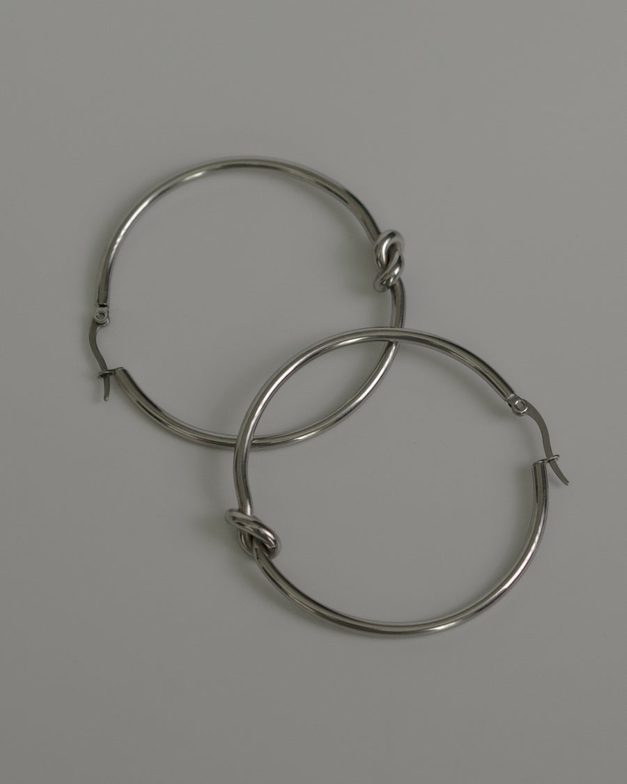 Taia Large Knot Hoops