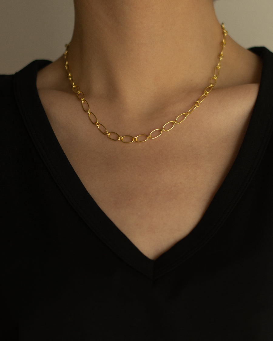Havyna Chain Link Choker Necklace